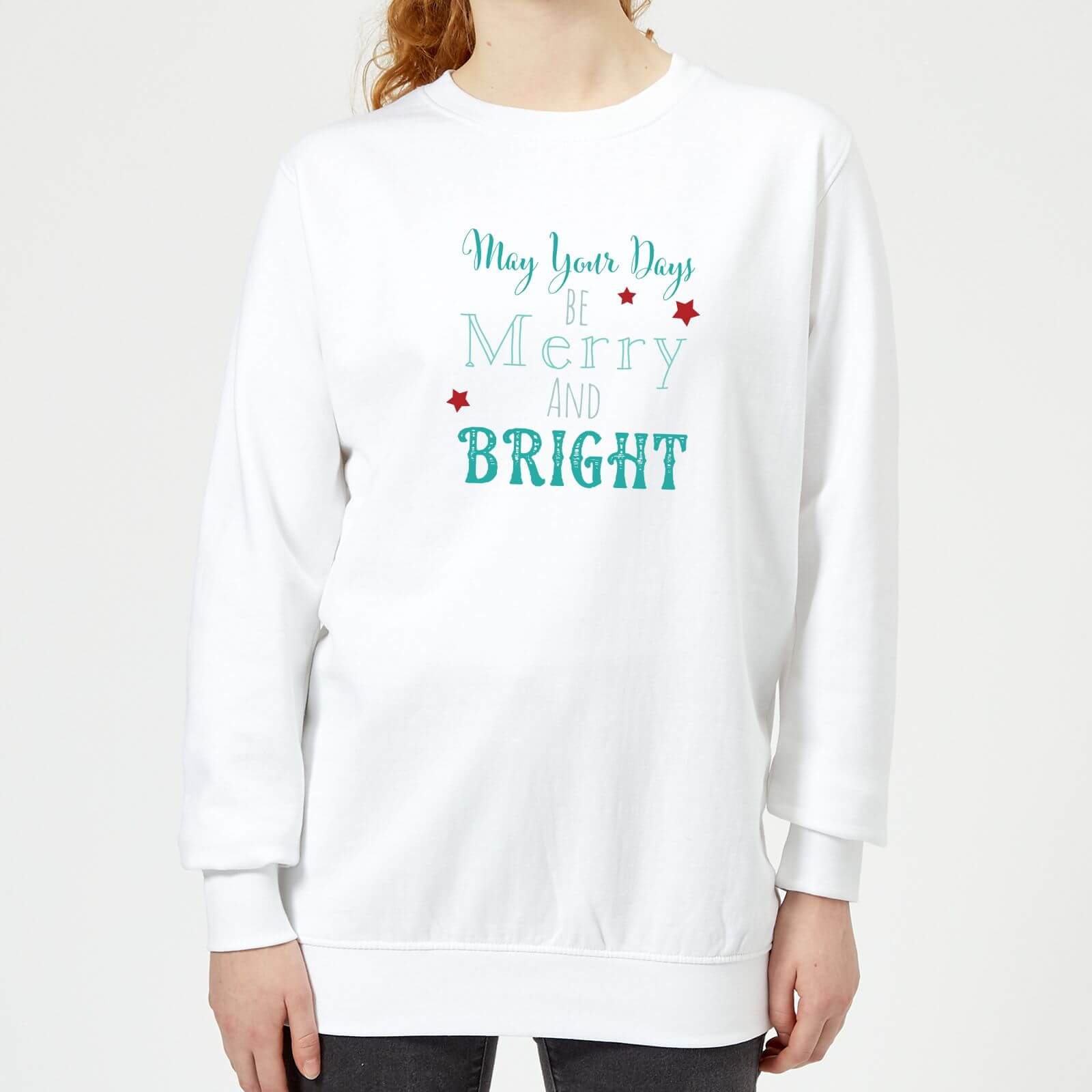 Merry & Bright Women's Sweatshirt - White - XS - White