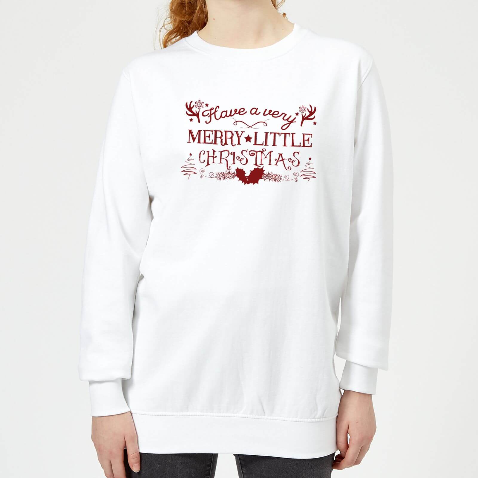 Very Merry Women's Sweatshirt - White - XS - White