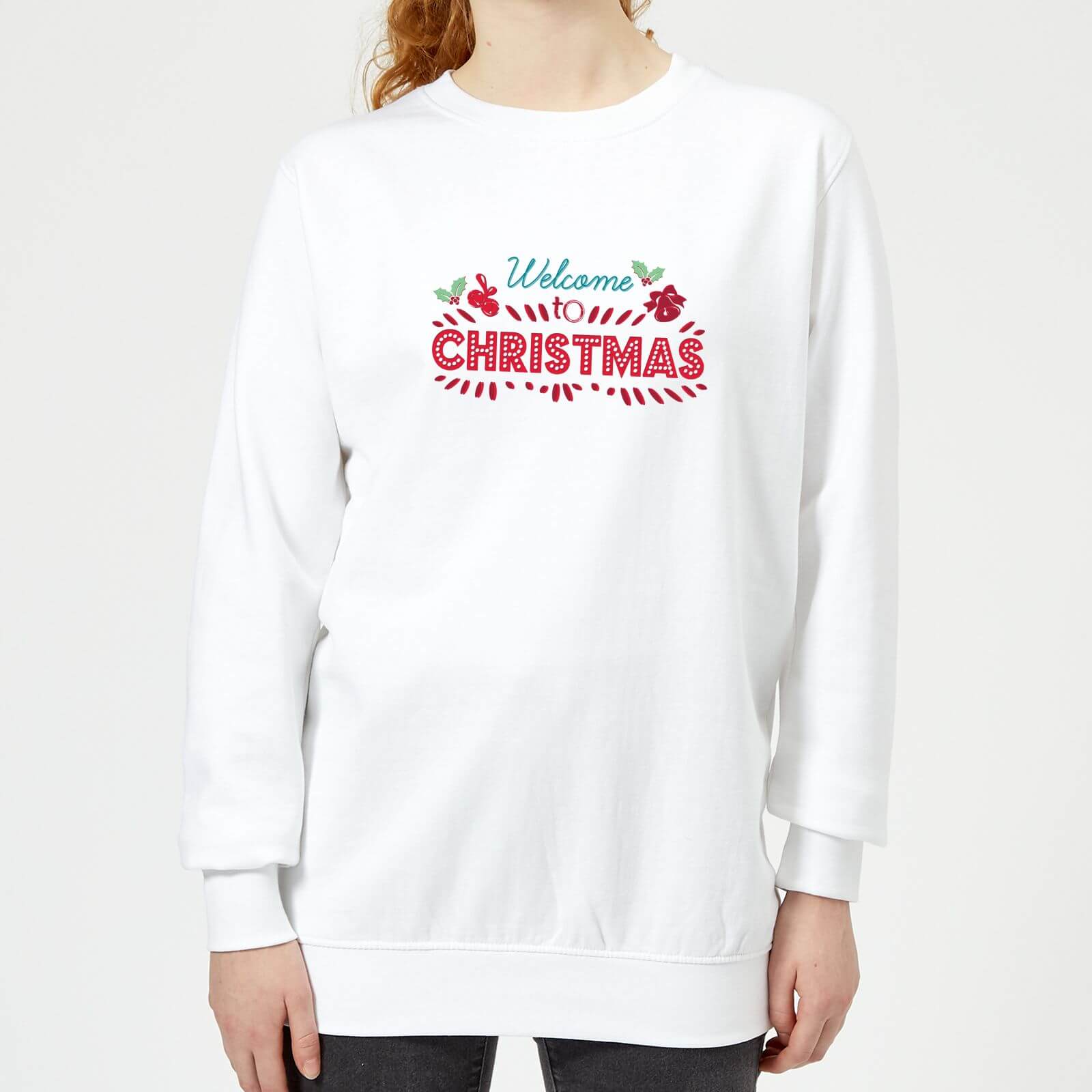 Welcome to Christmas Women's Sweatshirt - White - XS - White