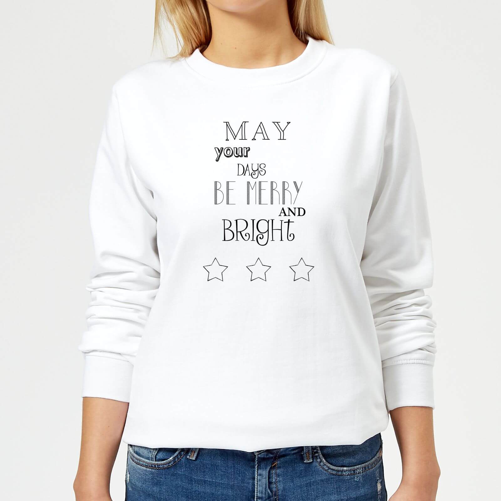 Merry Days Women's Sweatshirt - White - XS - White