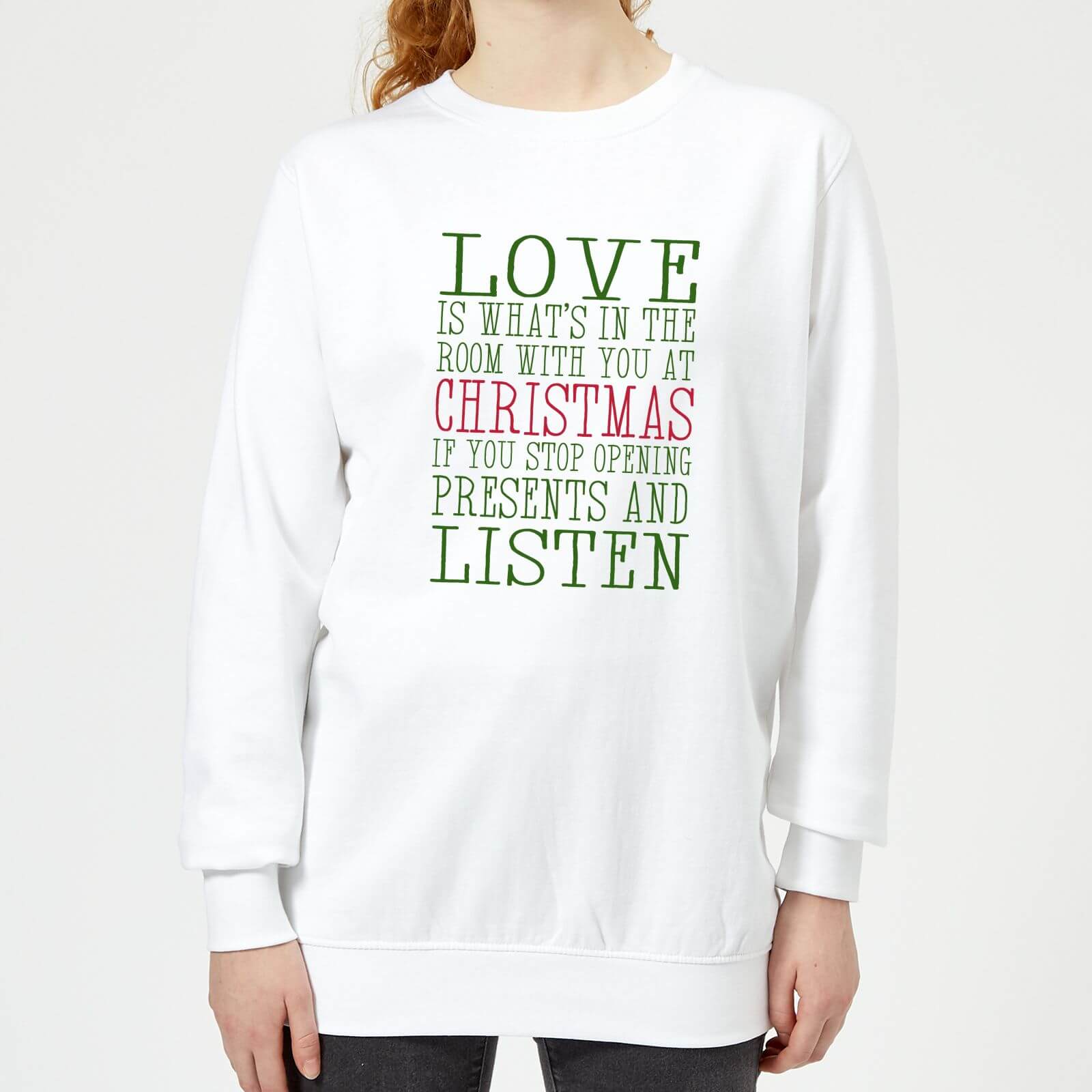 Love Christmas Women's Sweatshirt - White - XS - White