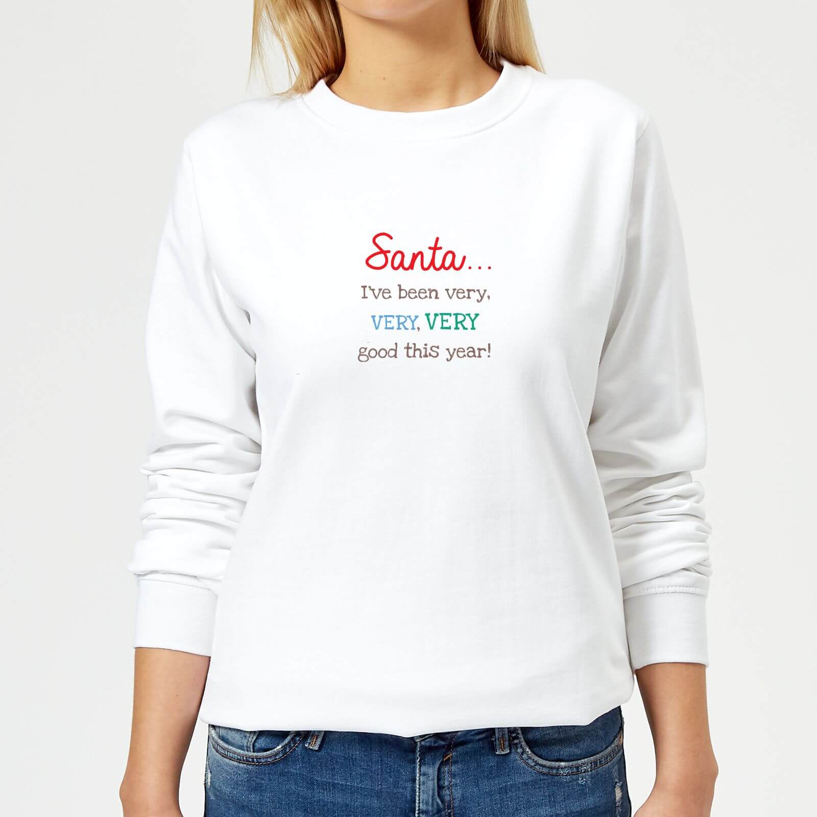 Good this Year Women's Sweatshirt - White - XS - White