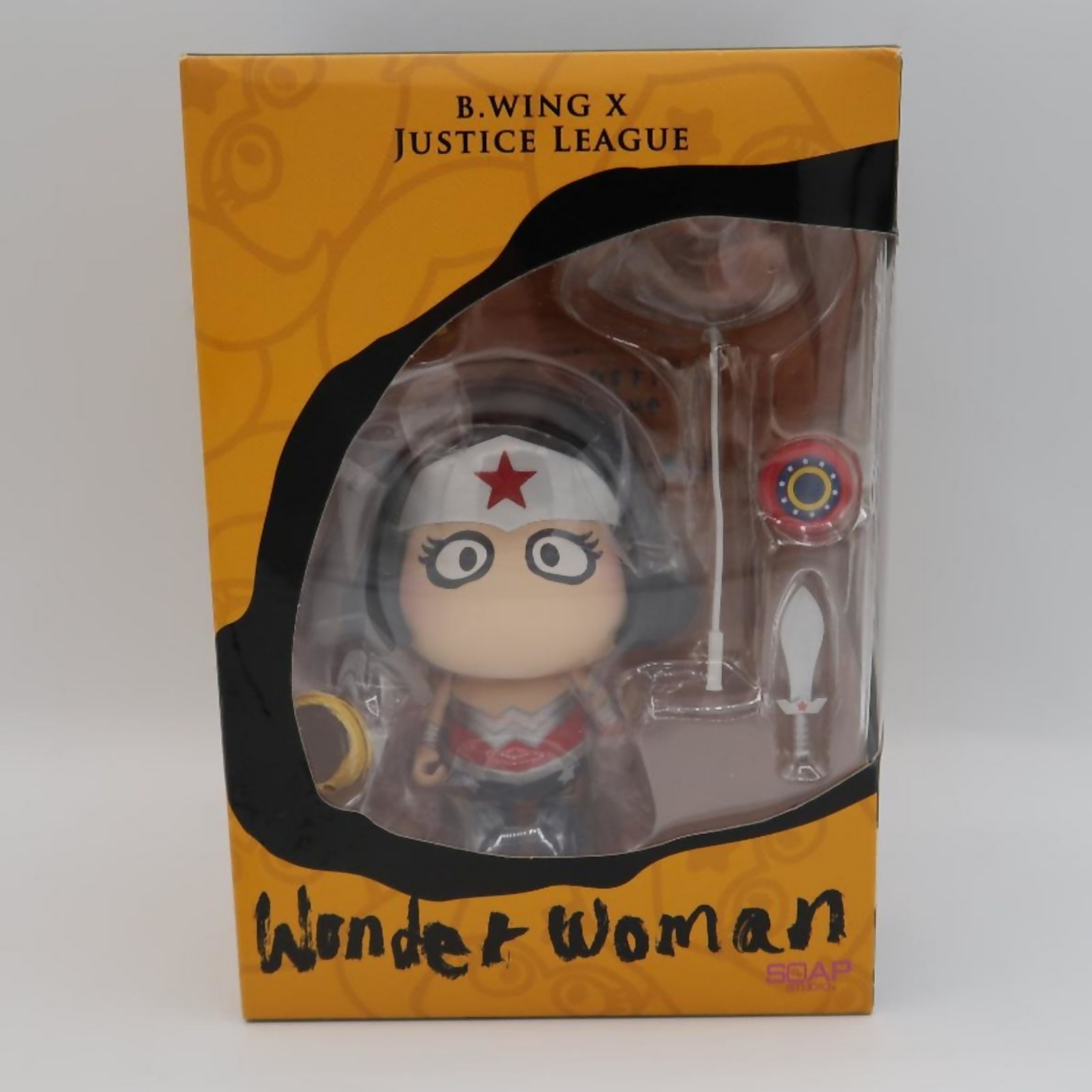 Figura coleccionable Wonder Woman 4 pulgadas Soap Studios B.Wing X DC Comics - Exclusiva para Zavvi R. U.