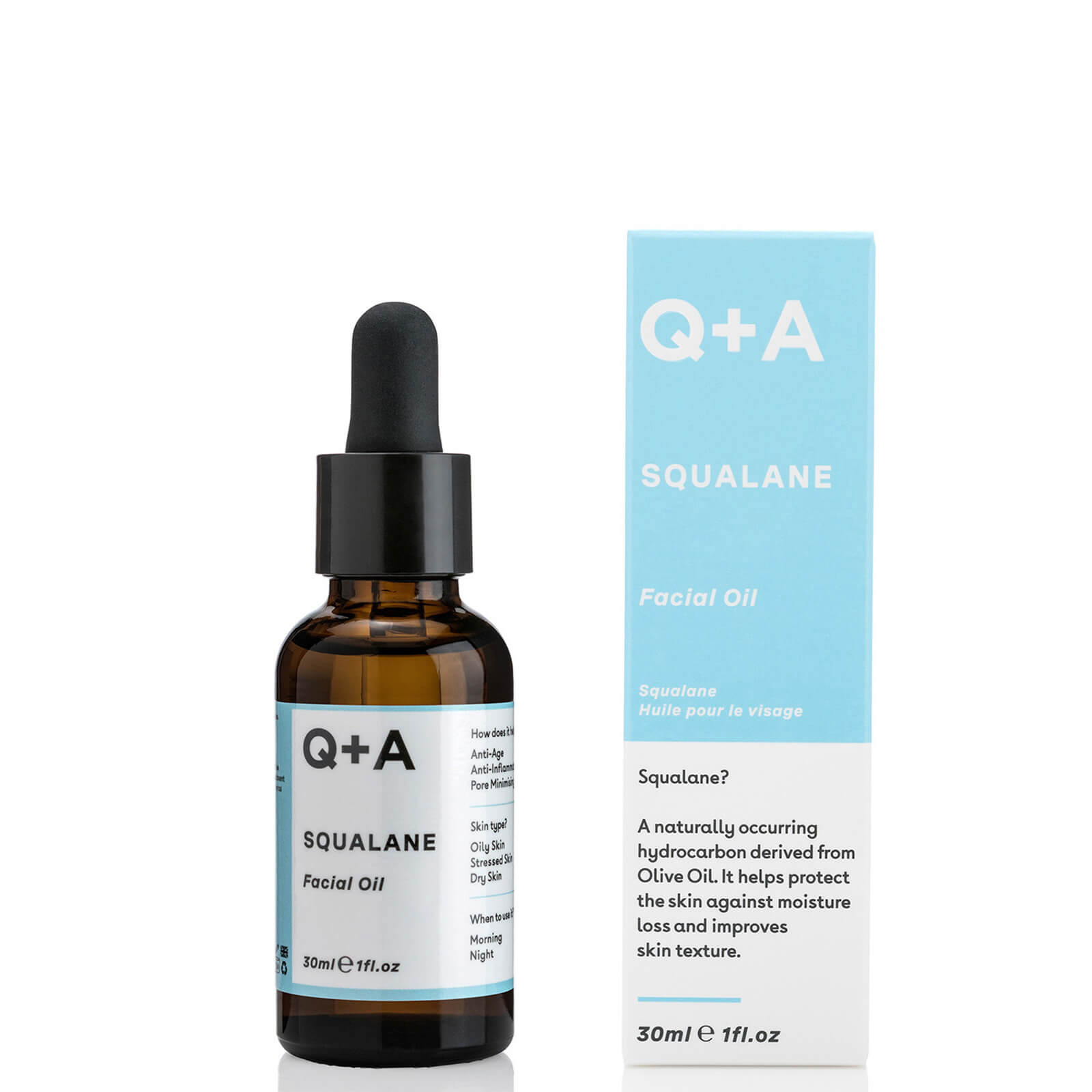 Q+A Squalane Facial Oil 30ml