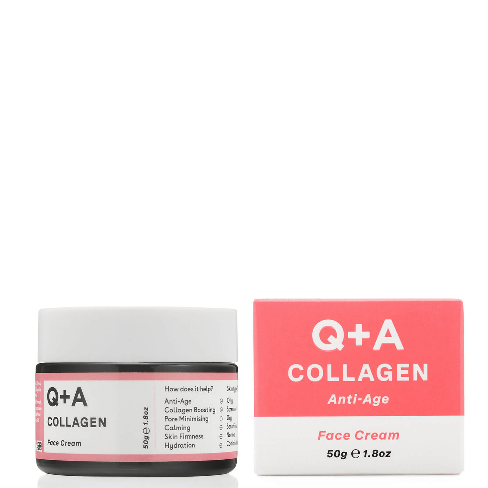 Q+A Collagen Face Cream 50g