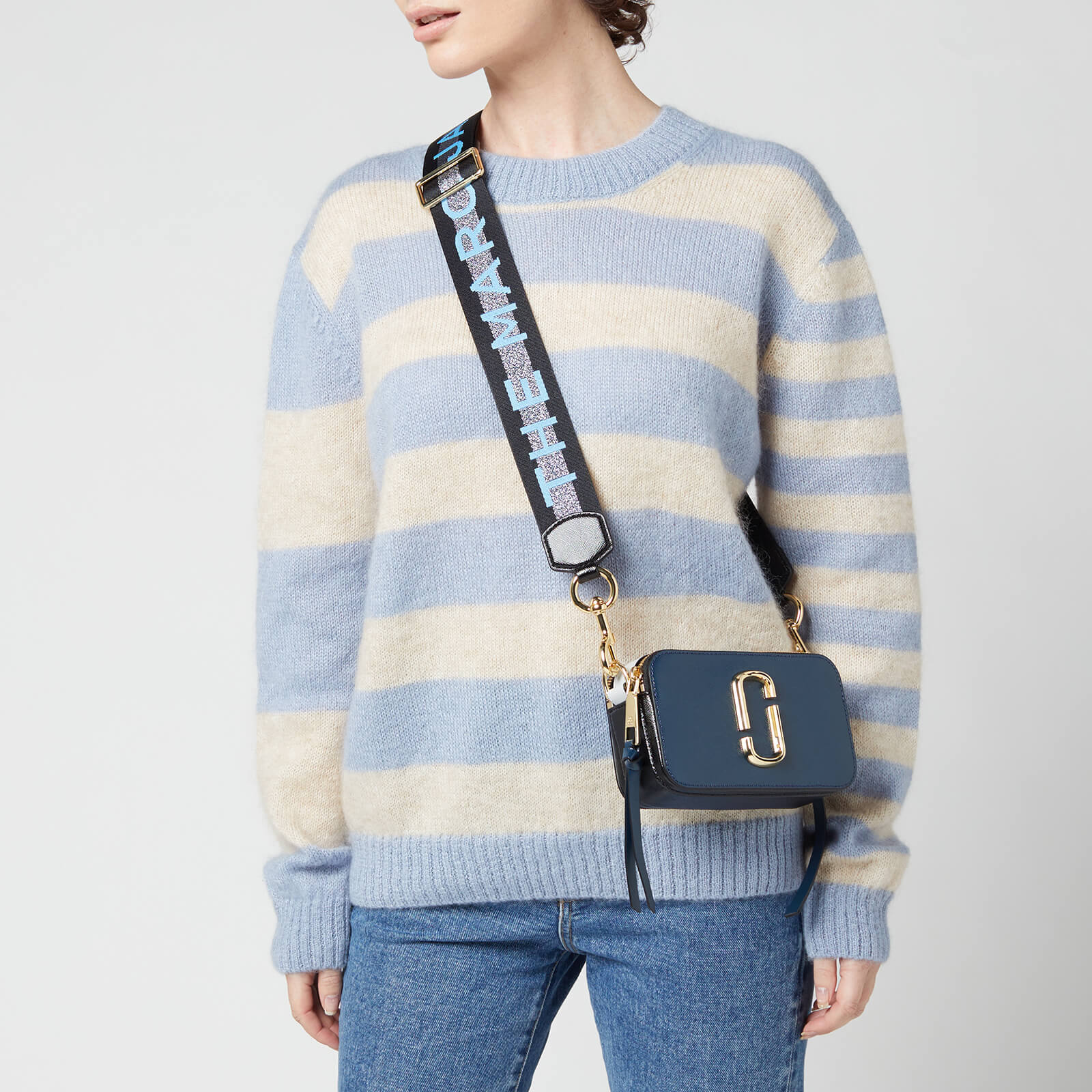 MARC JACOBS (THE) THE SNAPSHOT SMALL CAMERA BAG | Women's | OS | Blue,Grey,Black