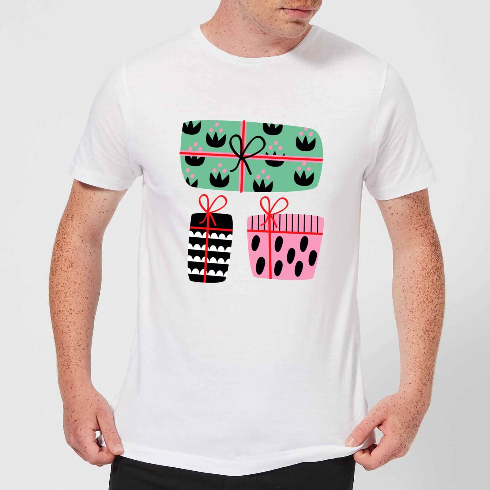 Colourful Presents Men's T-Shirt - White - M - White