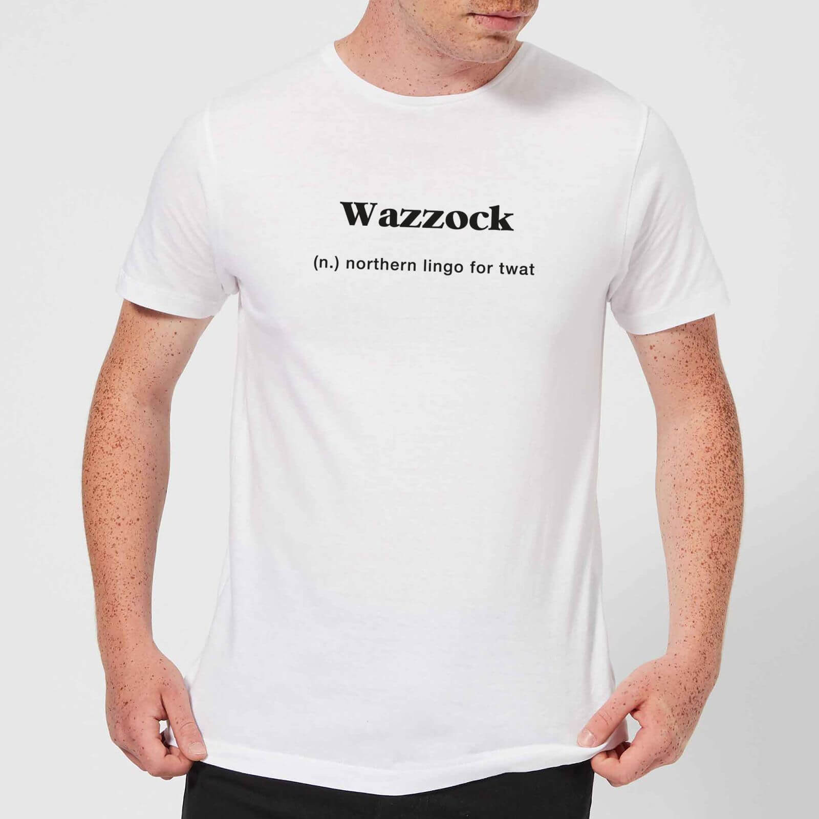 Wazzock Men's T-Shirt - White - S - White
