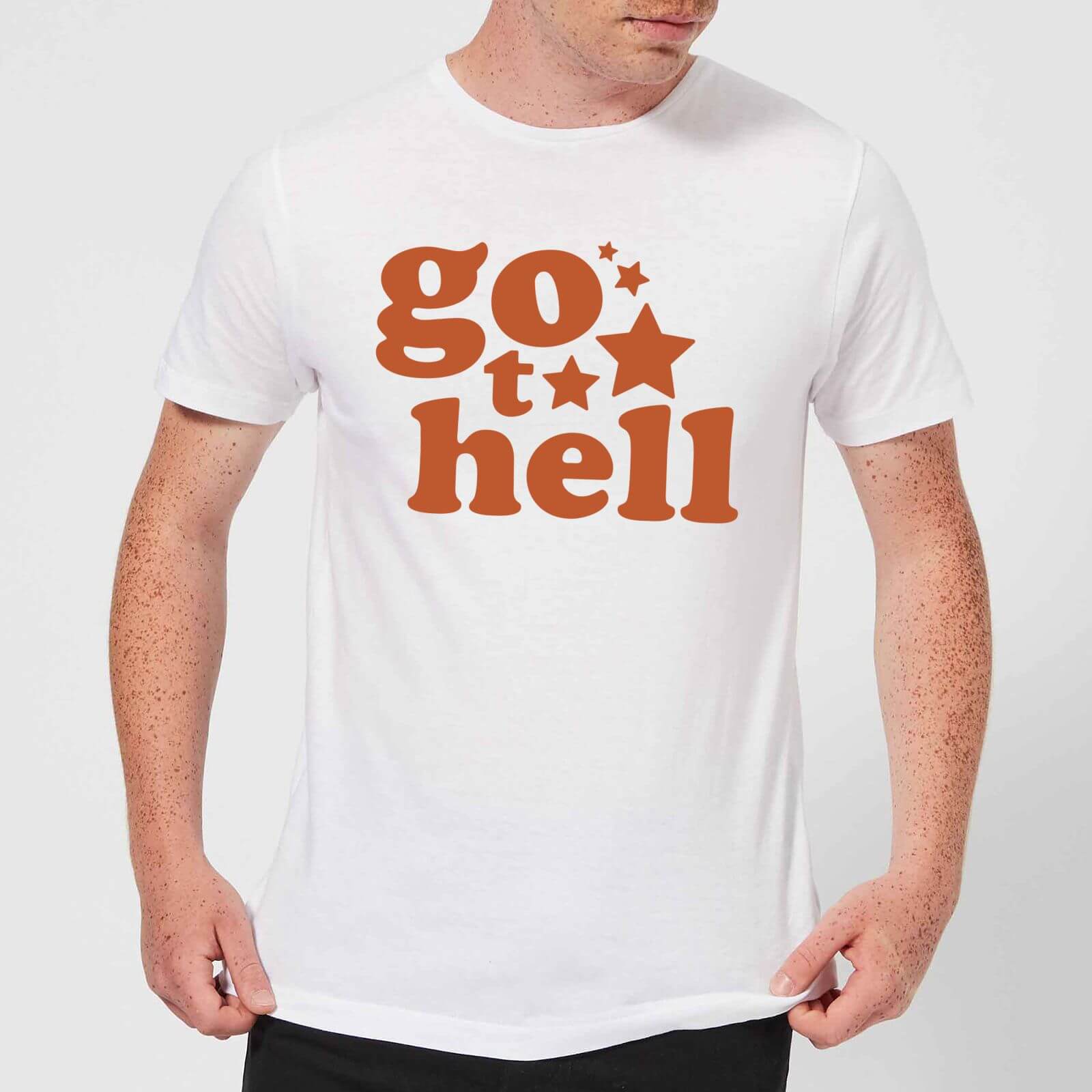 Go To Hell Men's T-Shirt - White - S - White