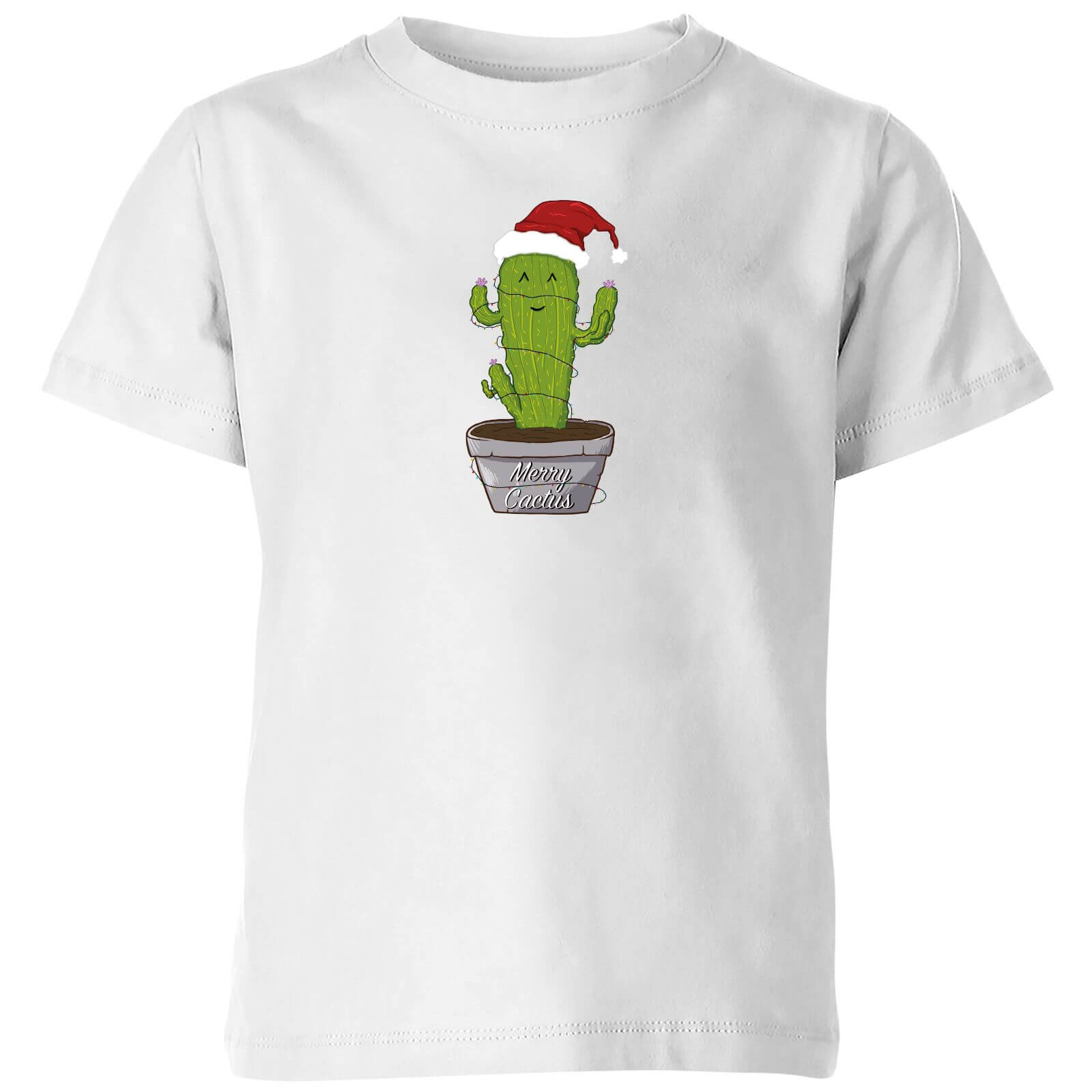 Merry Cactus Kids' T-Shirt - White - 3-4 Years - White