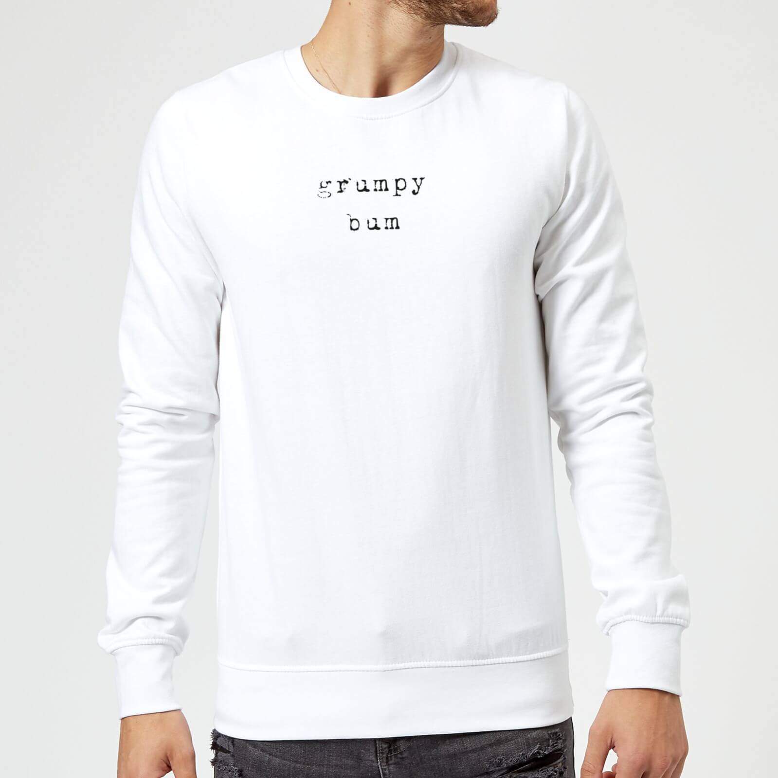Grumpy Bum Sweatshirt - White - S - White