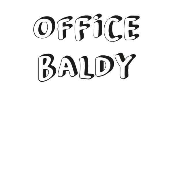 Office Baldy Sweatshirt - White - S - White
