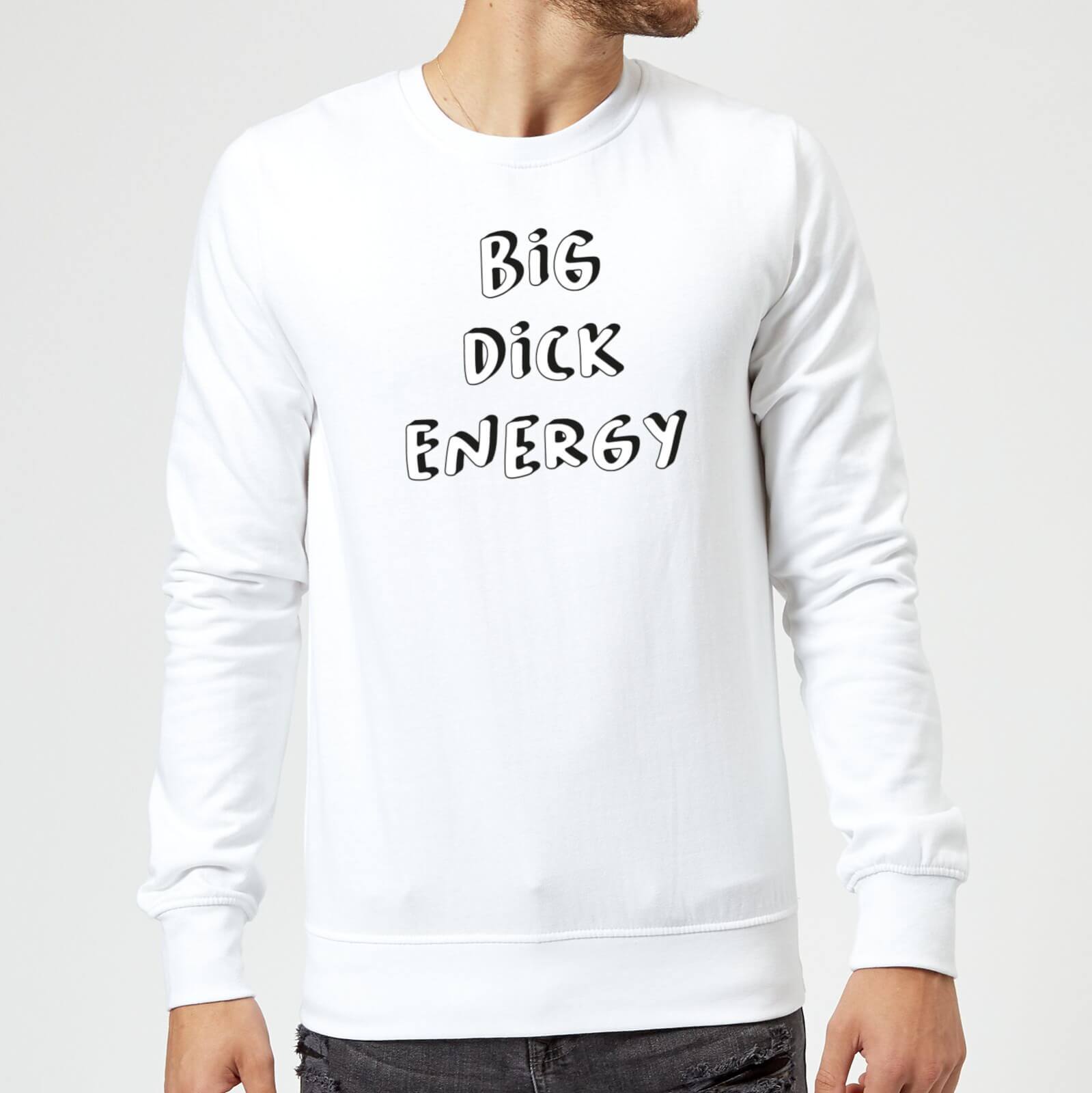 Big Dick Energy Sweatshirt - White - S - White
