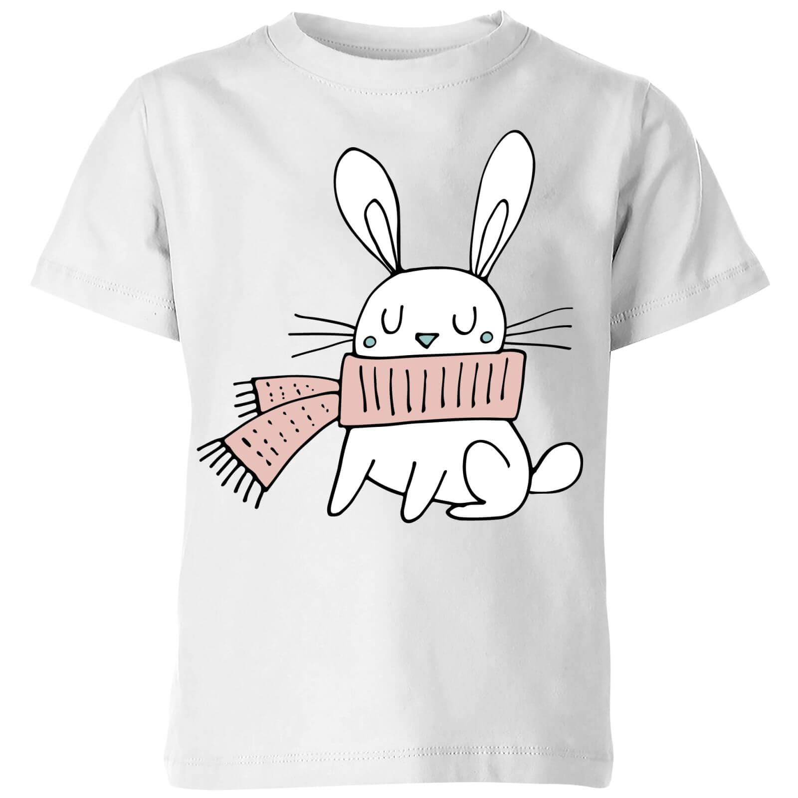 Christmas Rabbit Kids' T-Shirt - White - 3-4 Years - White