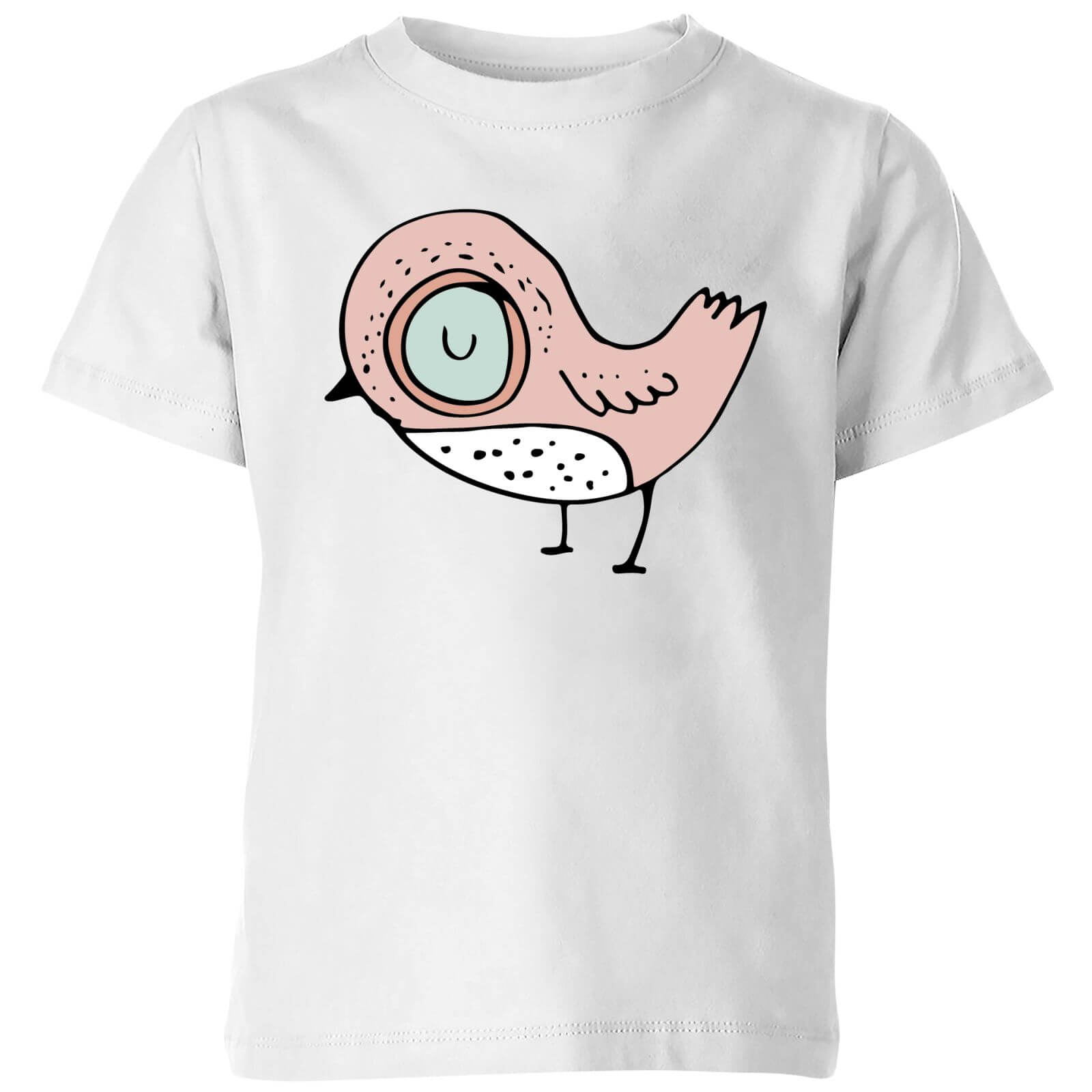 Christmas Bird Kids' T-Shirt - White - 3-4 Years - White