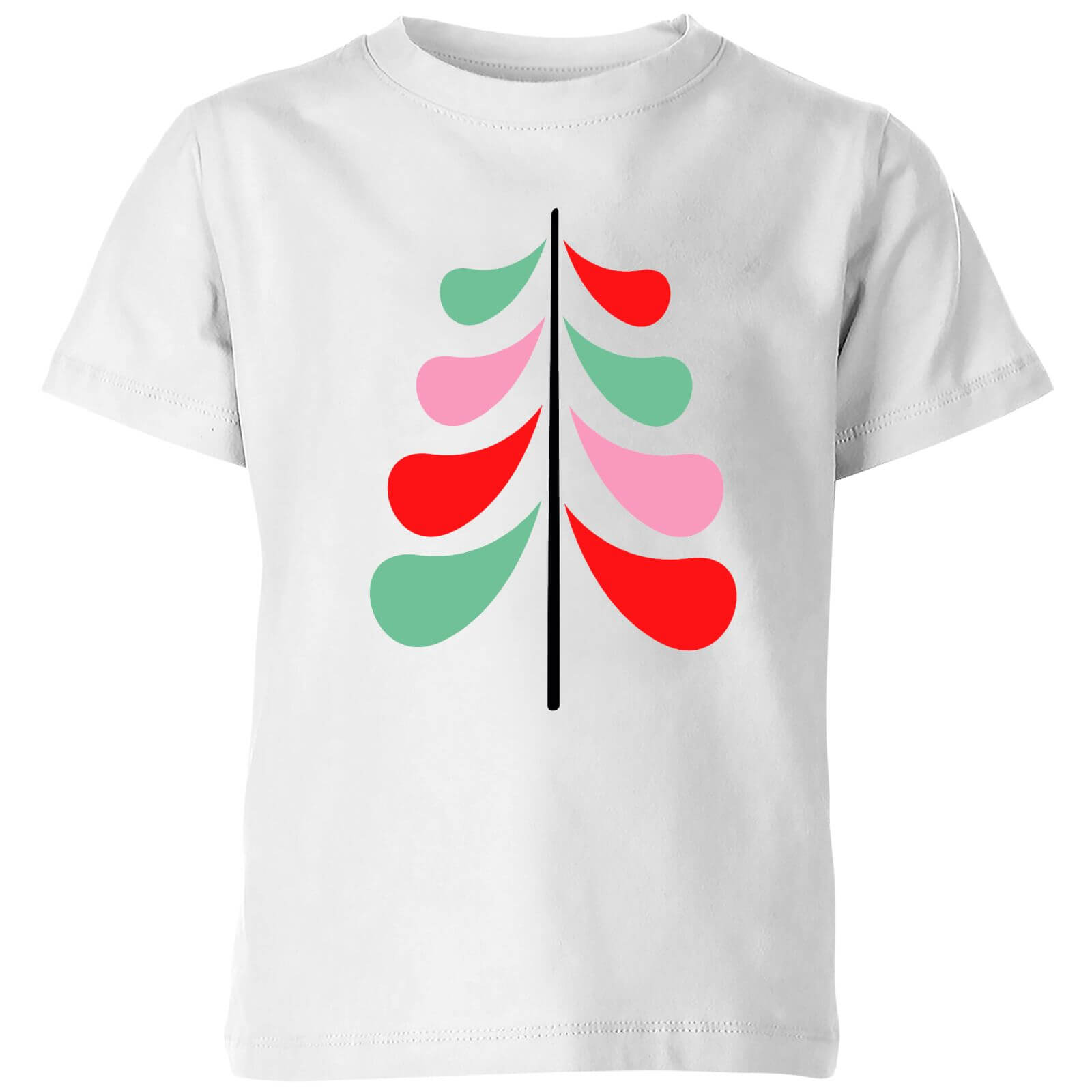 Simple Christmas Tree Kids' T-Shirt - White - 3-4 Years - White