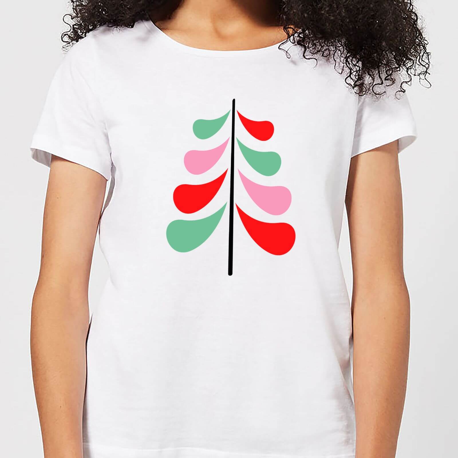Simple Christmas Tree Women's T-Shirt - White - XXL - White