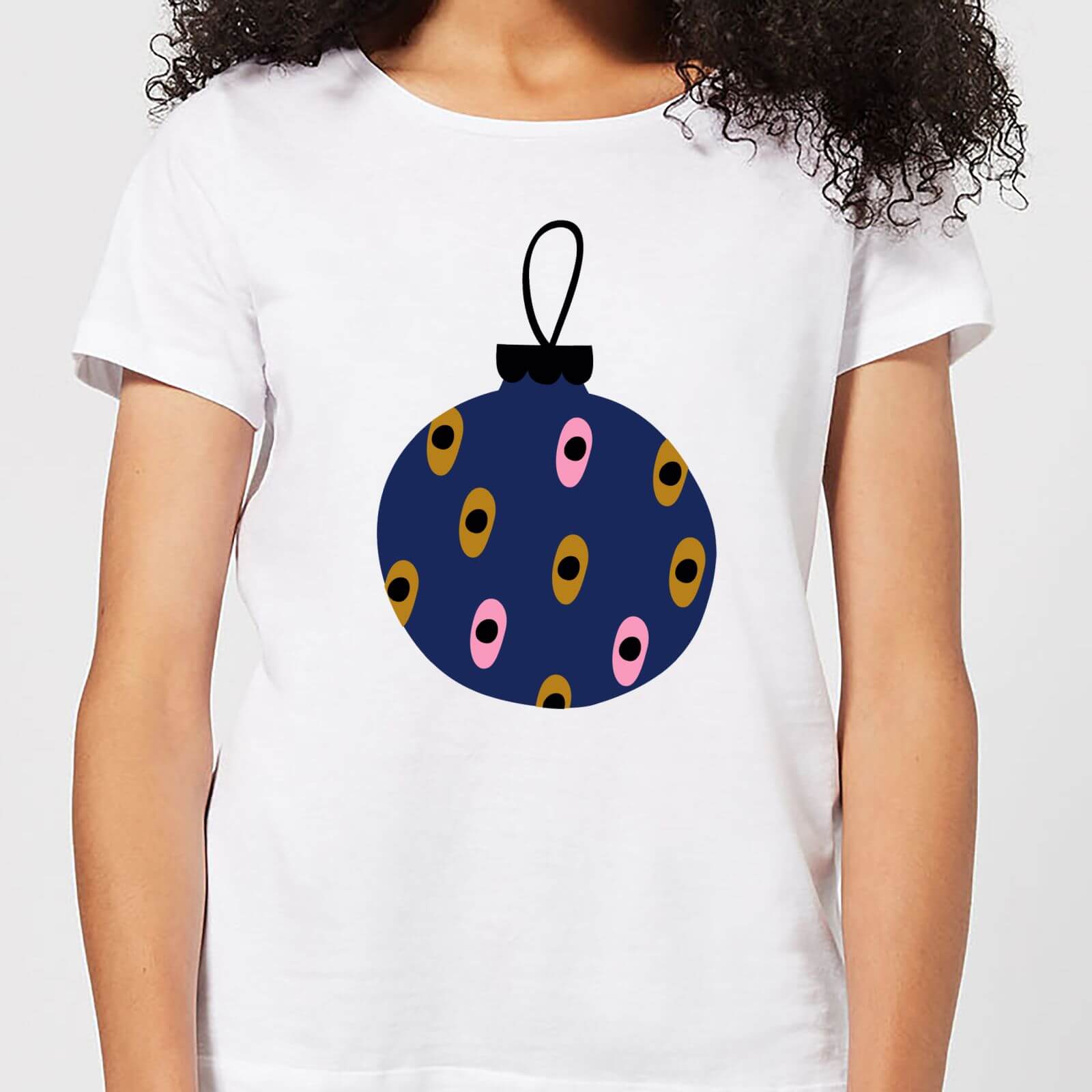 Spotty Bauble Women's T-Shirt - White - XL - White