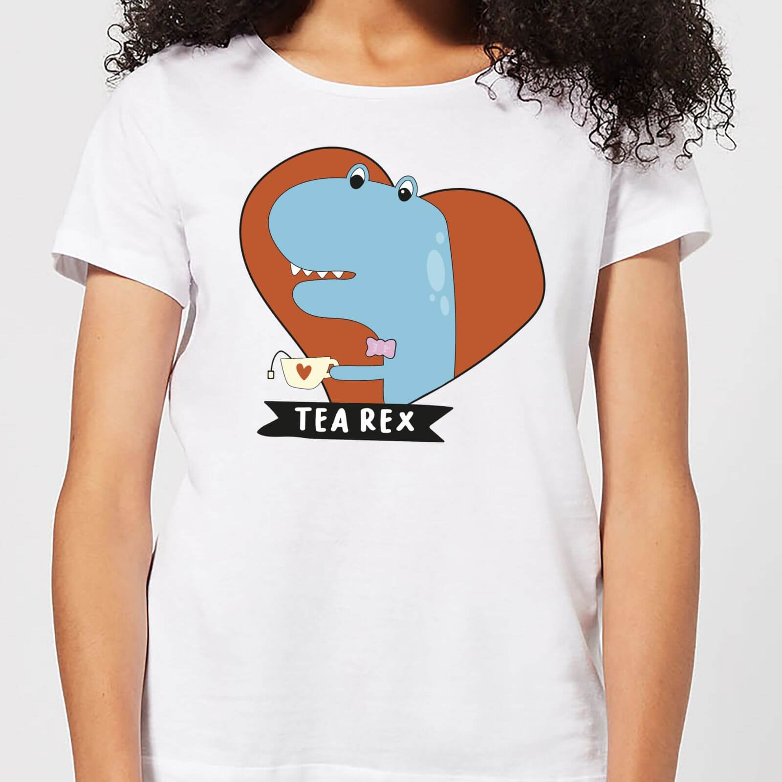 Tea Rex Women's T-Shirt - White - S - White