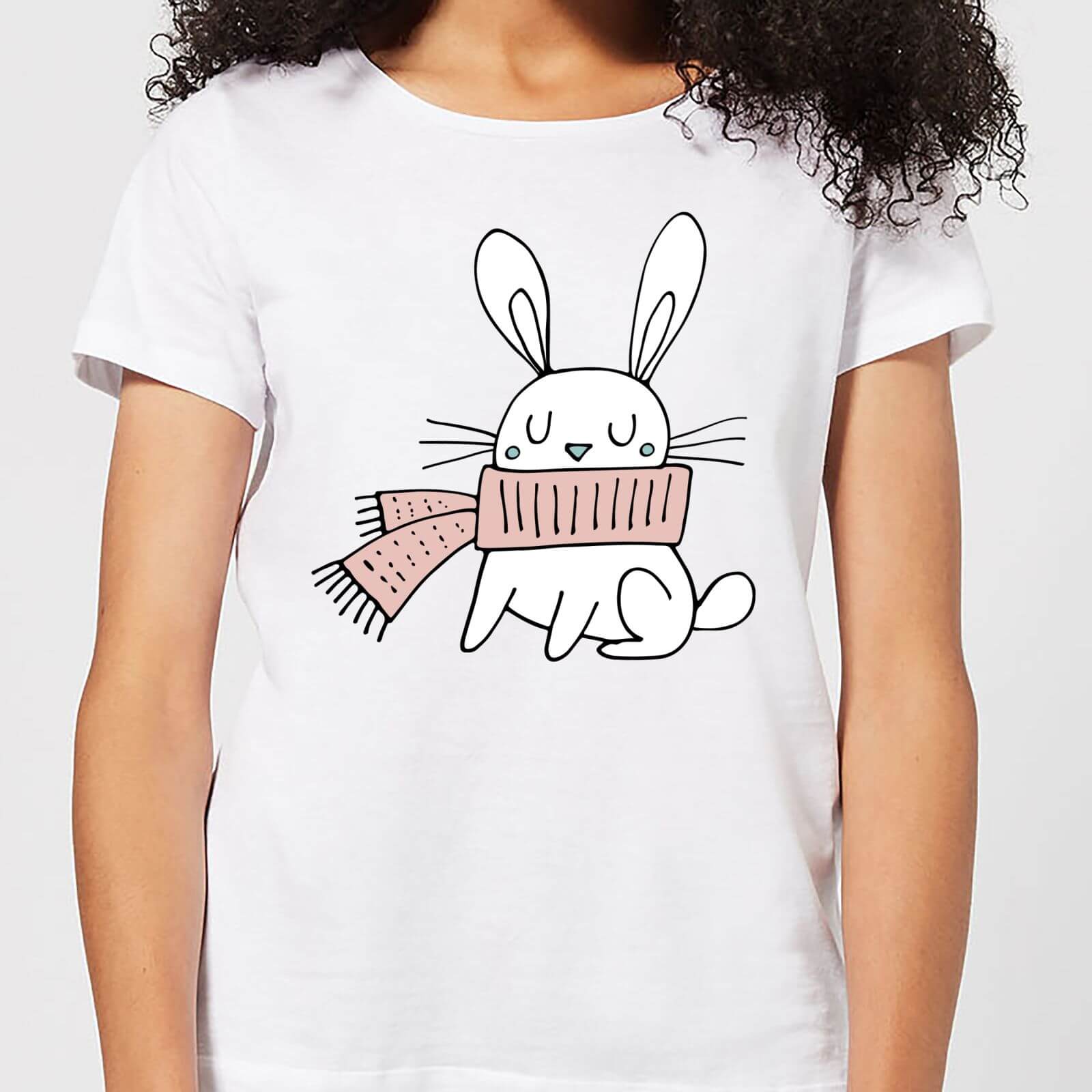 Christmas Rabbit Women's T-Shirt - White - S - White
