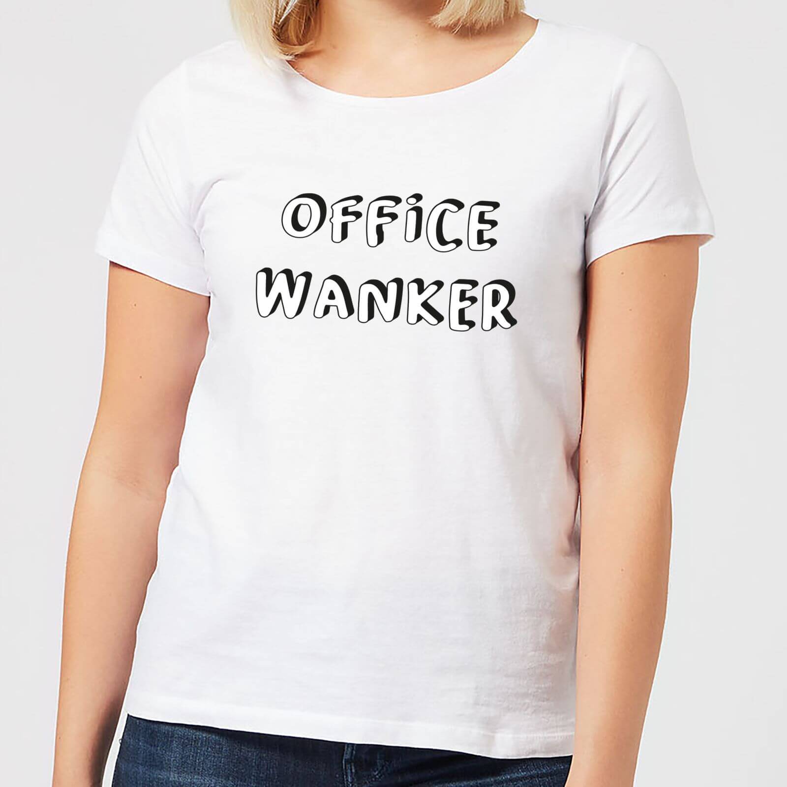 Office Wanker Women's T-Shirt - White - S - White