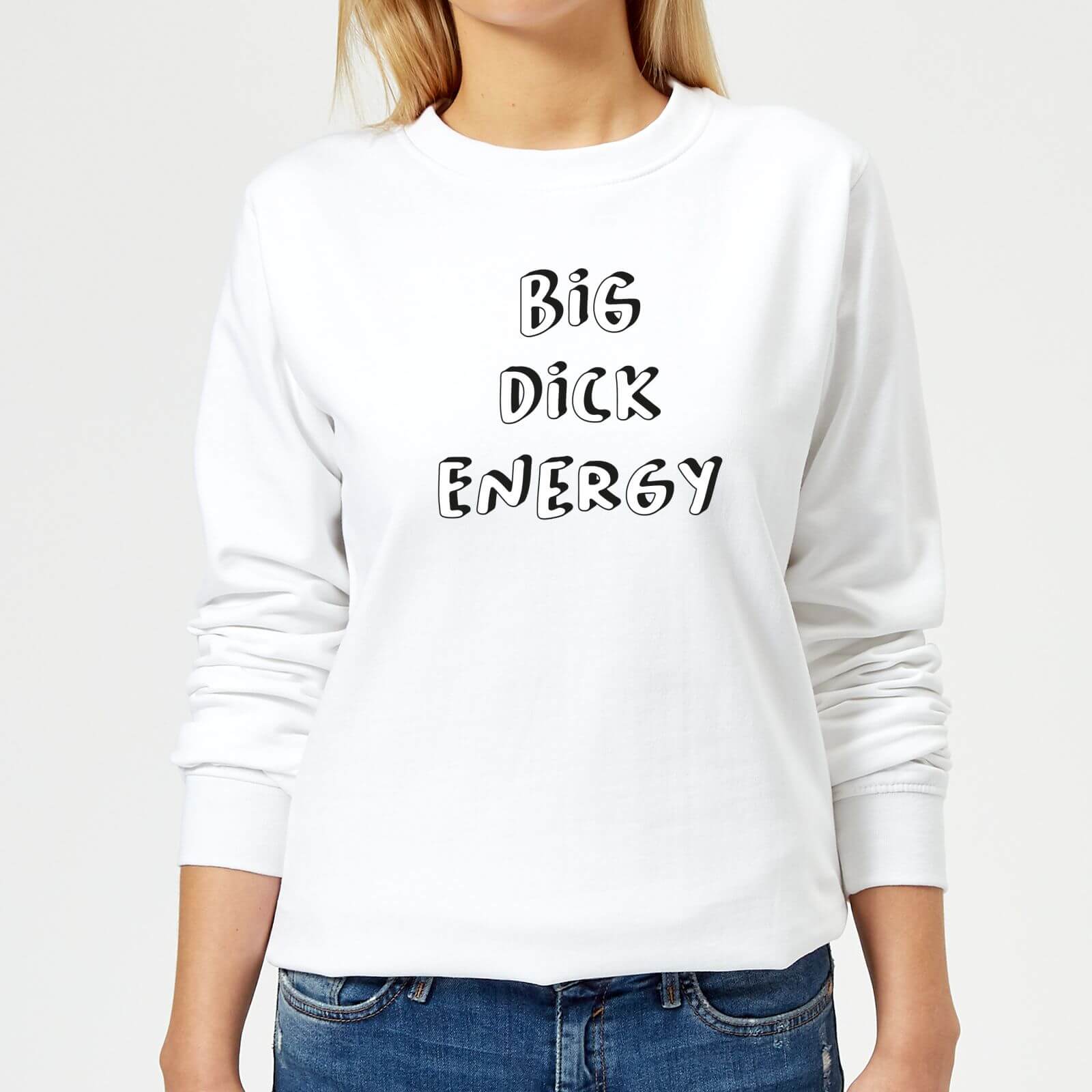Big Dick Energy Women's Sweatshirt - White - XS - White
