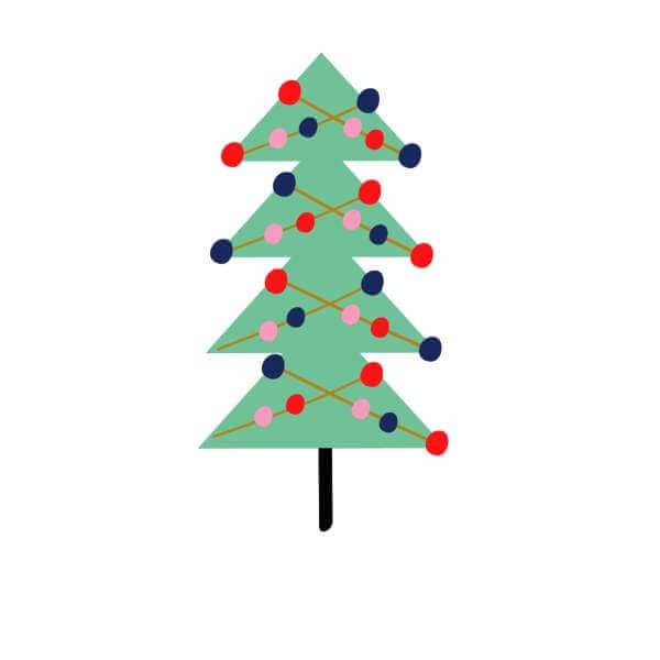 Christmas Tree With Lights Women's Sweatshirt - White - XS - White