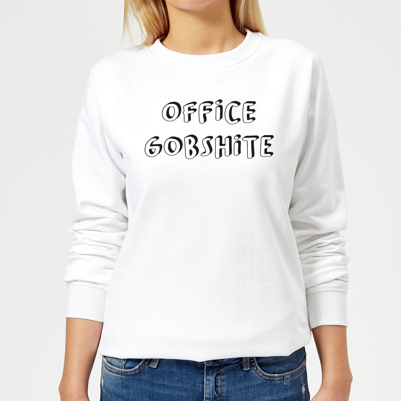 Office Gobshite Women's Sweatshirt - White - XS