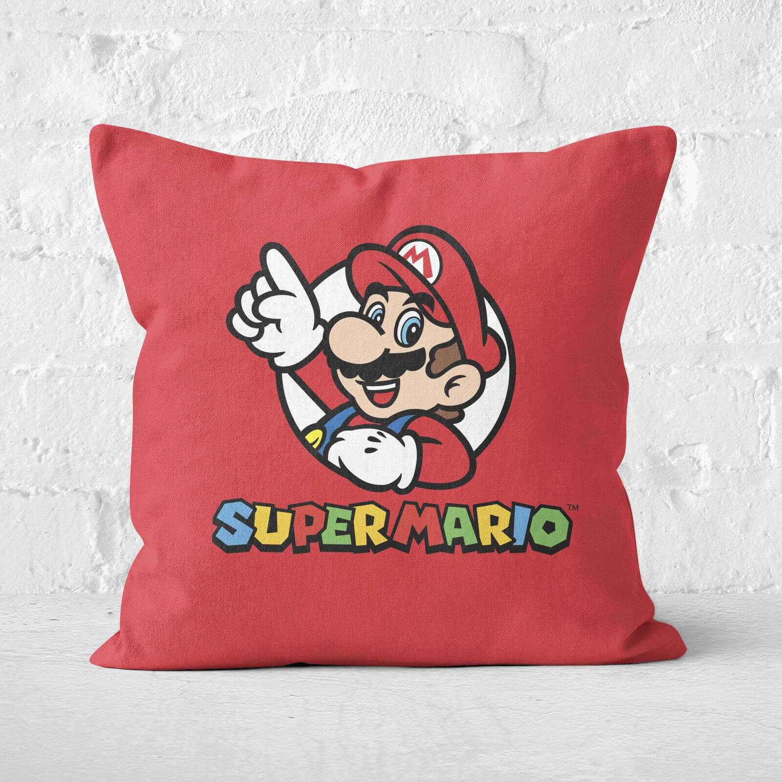 

Super Mario Square Cushion - 50x50cm - Soft Touch