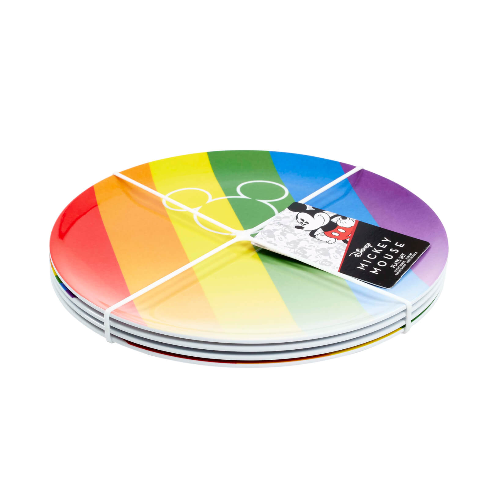 Funko Homeware Mickey Rainbow: Melamine Plate Set