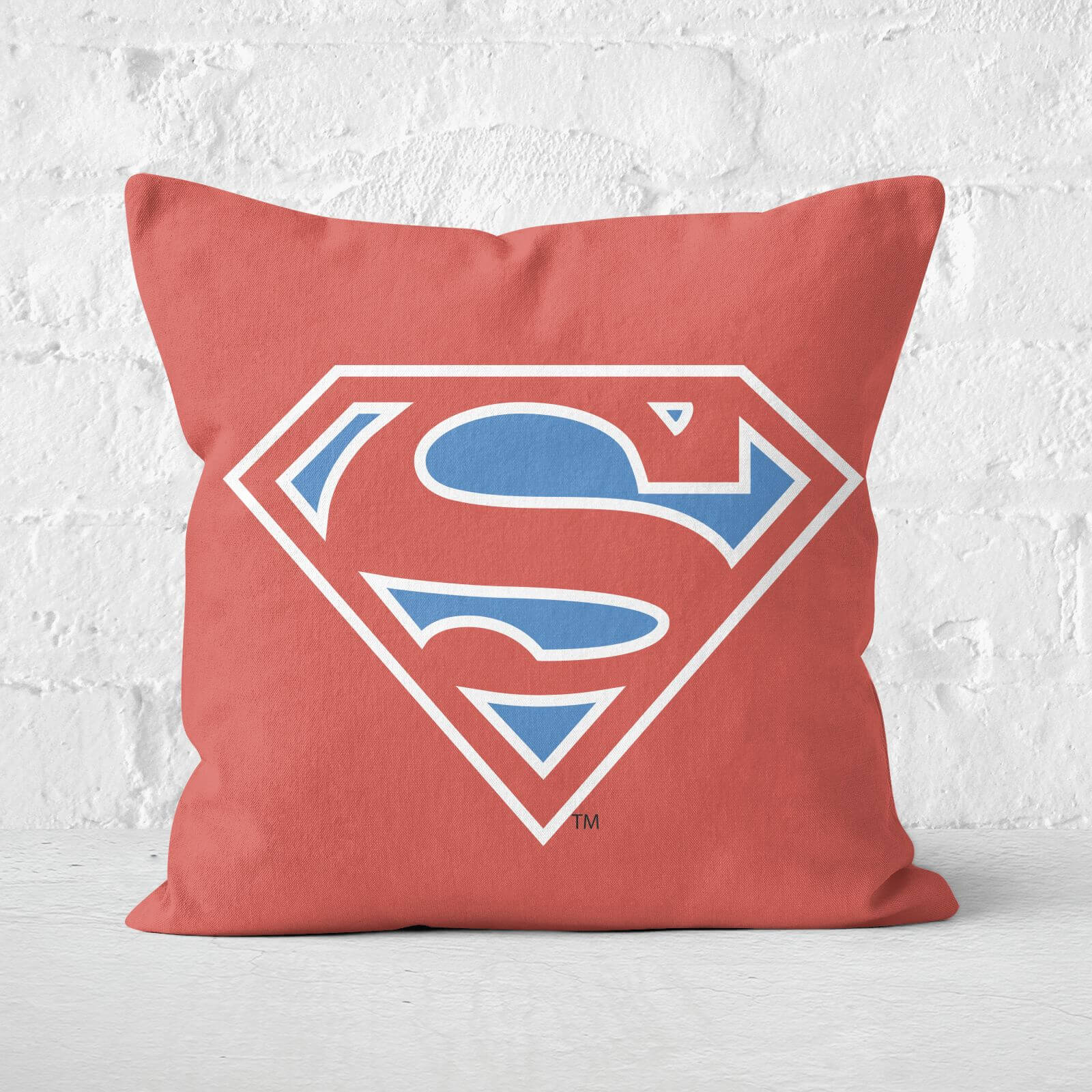 Superman Square Cushion - 40x40cm - Eco Friendly