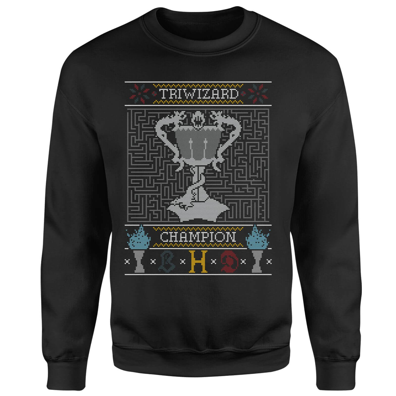 Trwizard Champion Christmas Sweatshirt - Black - 5XL - Noir