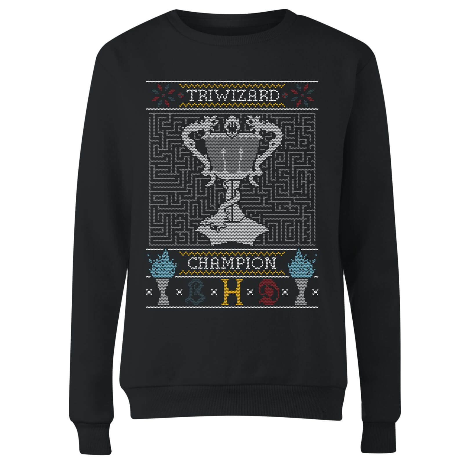 Triwizard Champion Women's Christmas Sweatshirt - Black - 5XL - Noir