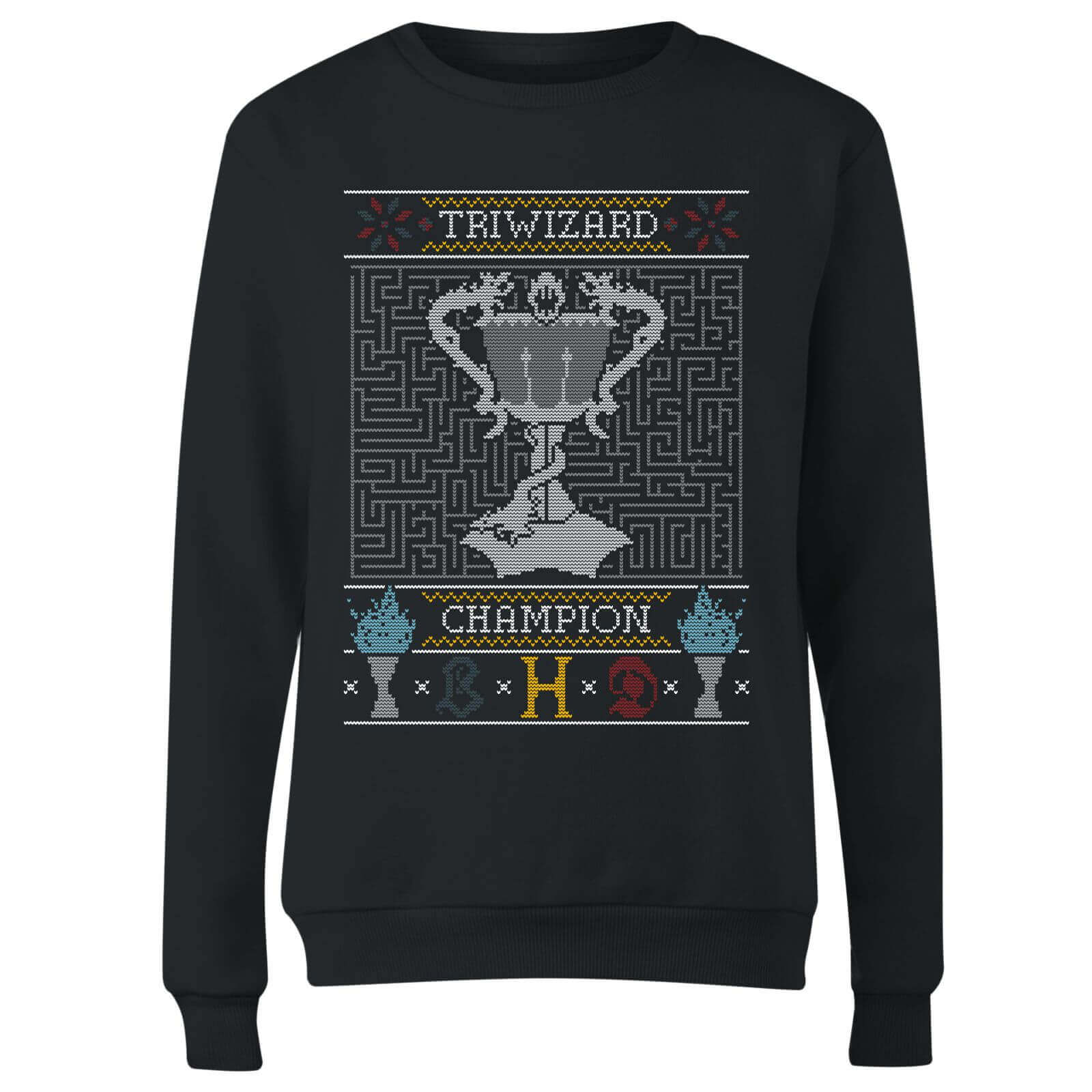 

Triwizard Champion Maglione Natalizio Donna - Nero - 5XL - Nero