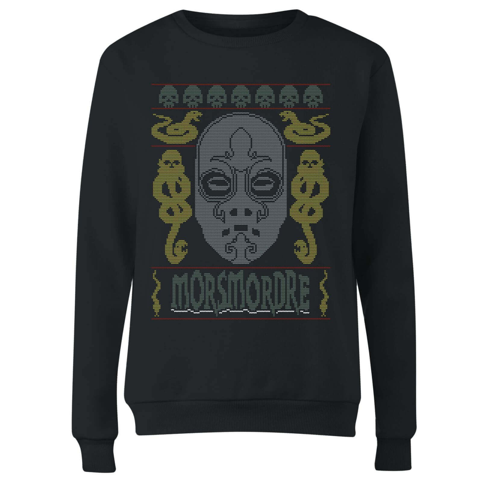 Morsmordre Maglione Natalizio Donna - Nero - 5XL - Nero