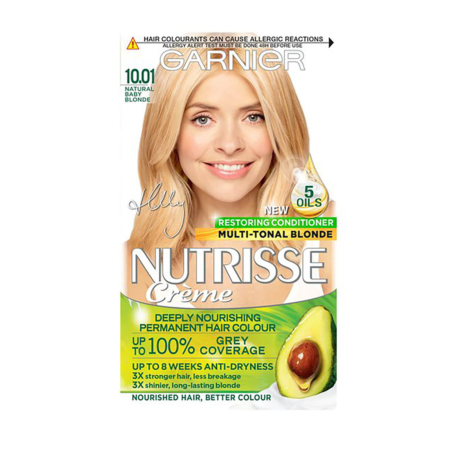 Garnier Nutrisse Permanent Hair Dye (Various Shades) - 10.01 Baby Blonde (Holly's Shade)