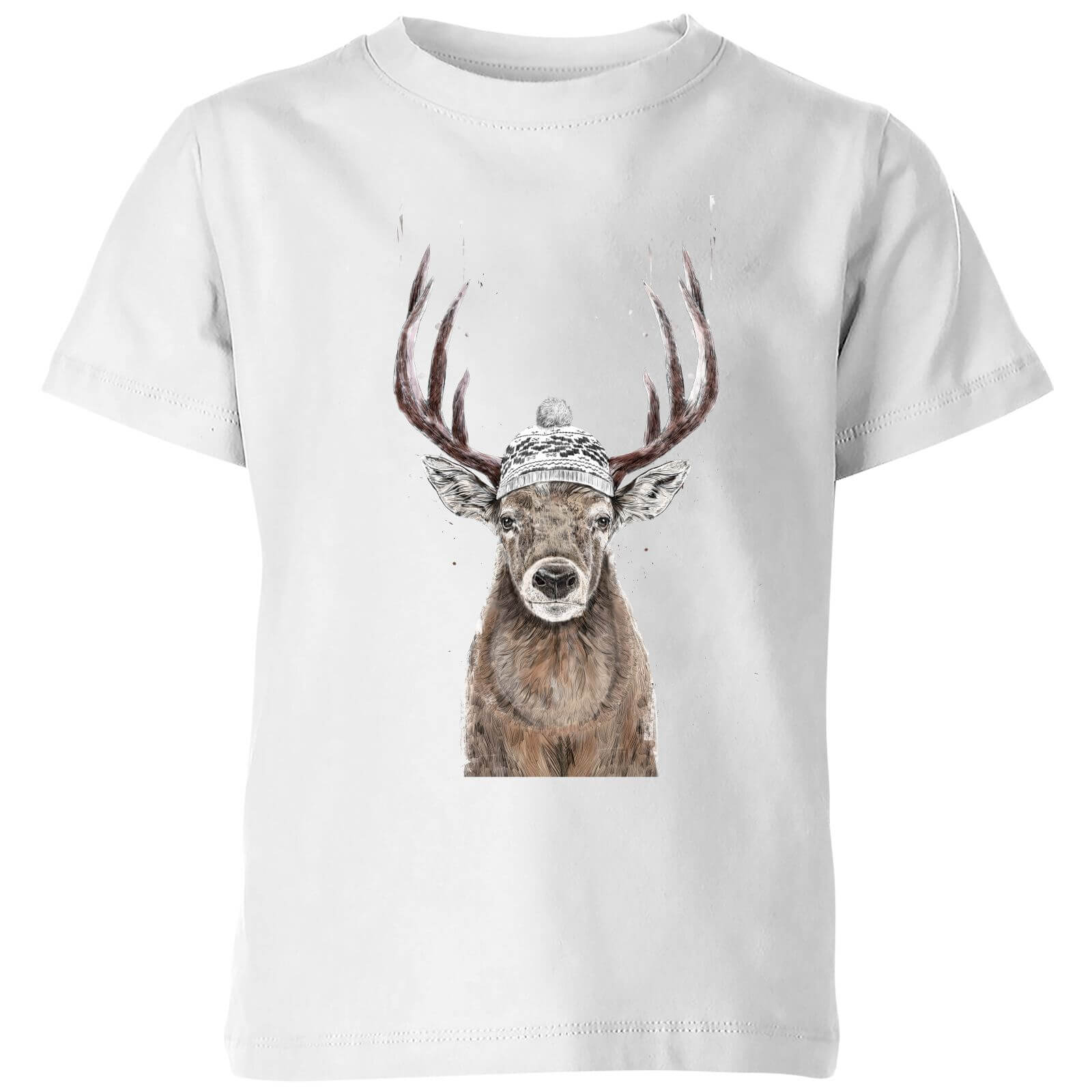 Balazs Solti Lets Go Outside Kids' T-Shirt - White - 3-4 Years - White