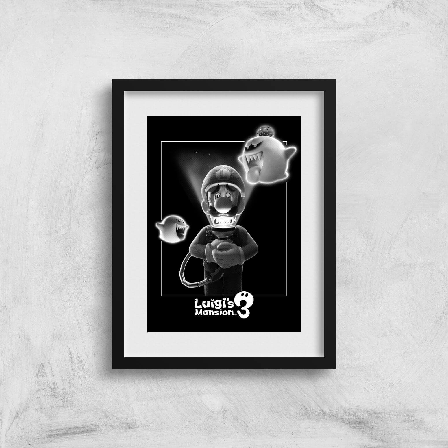 Luigi's Mansion 3 Glow In The Dark Art 18x24  Screen-print