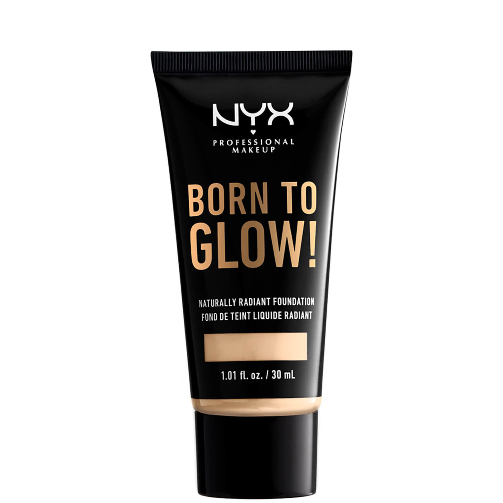 nyx professional makeup born to glow naturally radiant foundation 30ml (various shades) - pale