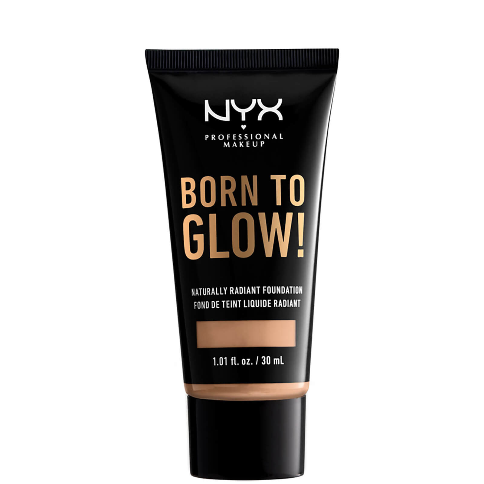 Image of NYX Professional Makeup Born to Glow Naturally Radiant Foundation 30ml (Various Shades) - Natural
