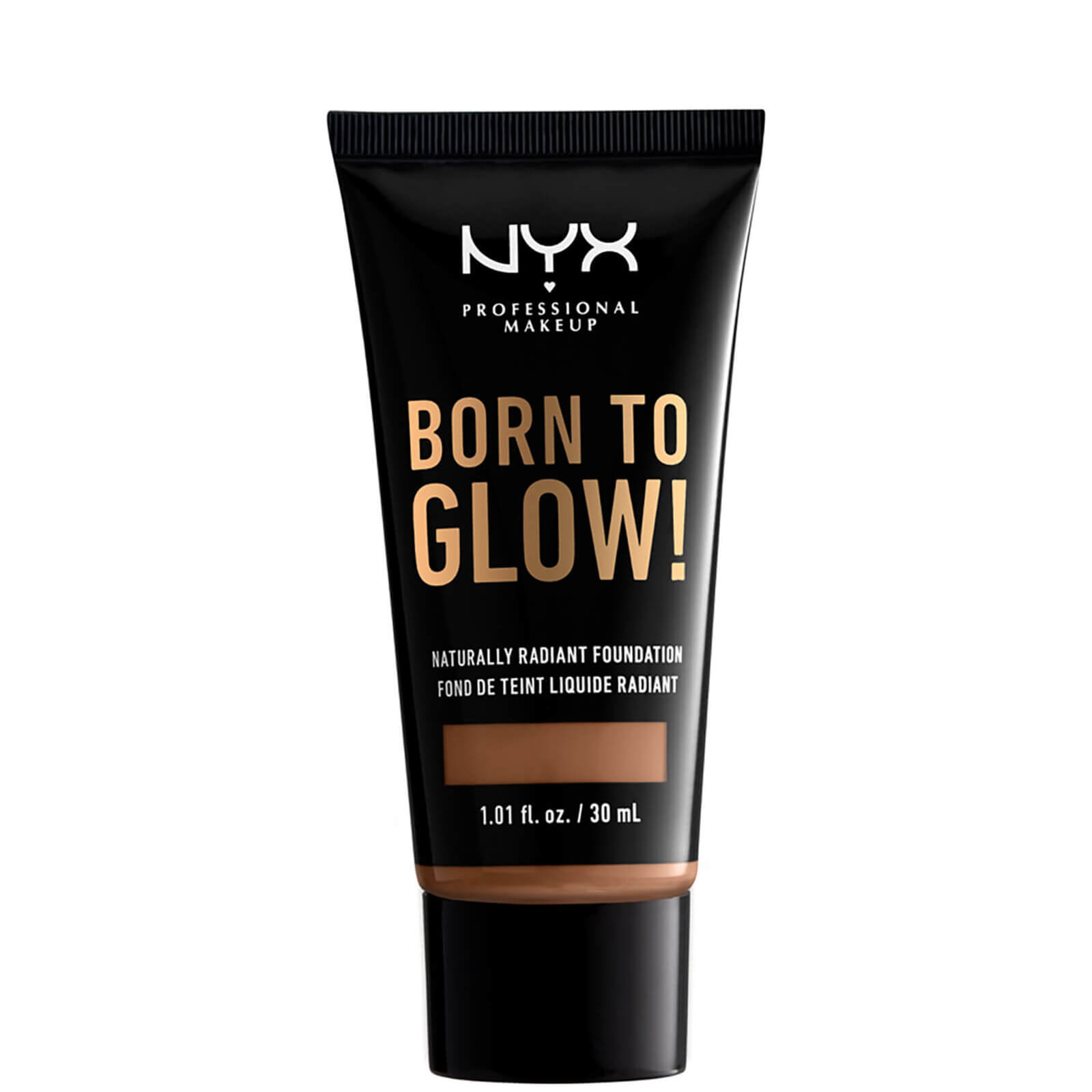 NYX Professional Makeup Born to Glow Naturally Radiant Foundation 30ml (Various Shades) - Warm Caramel