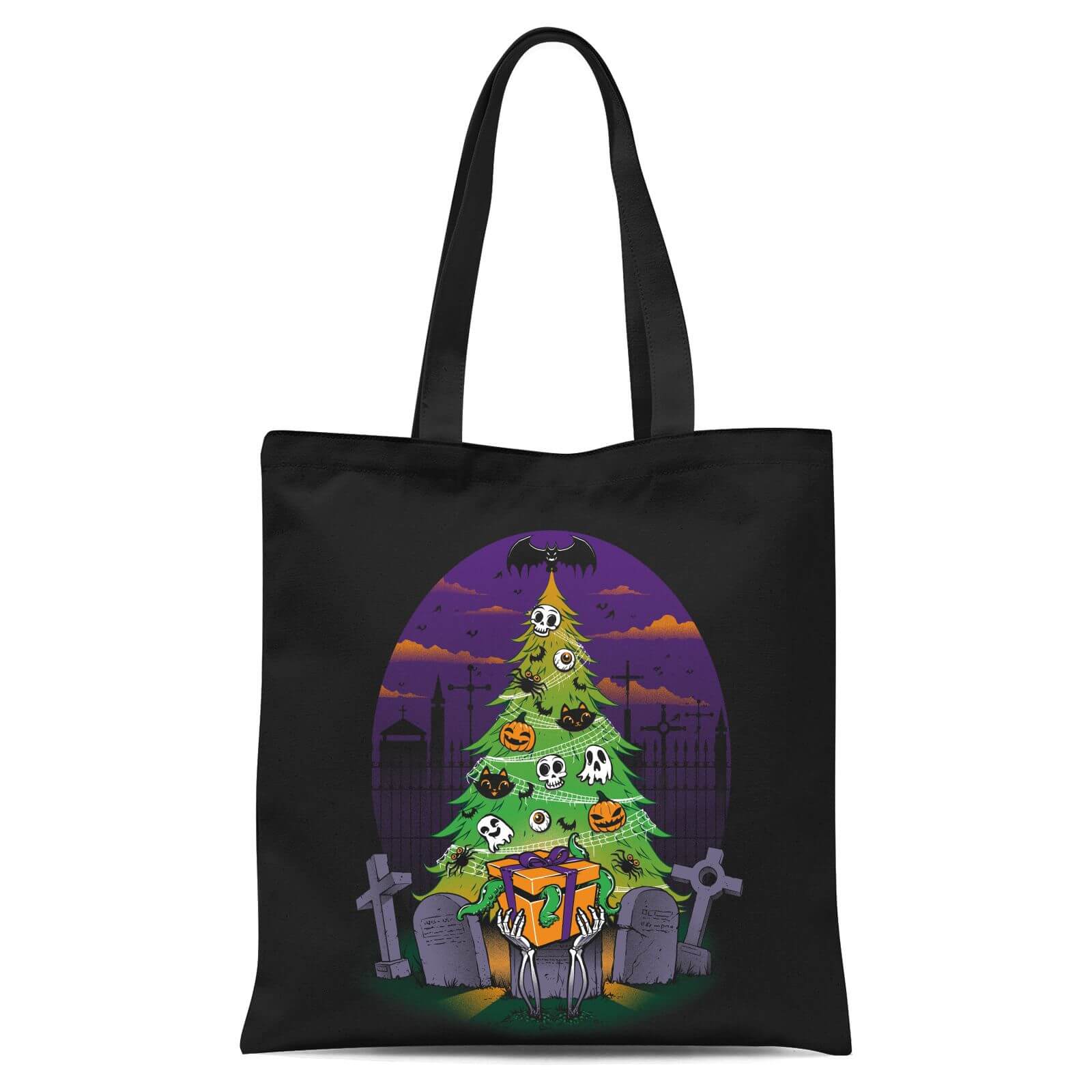 Tobias Fonseca Halloween Is My Xmas Tote Bag - Black