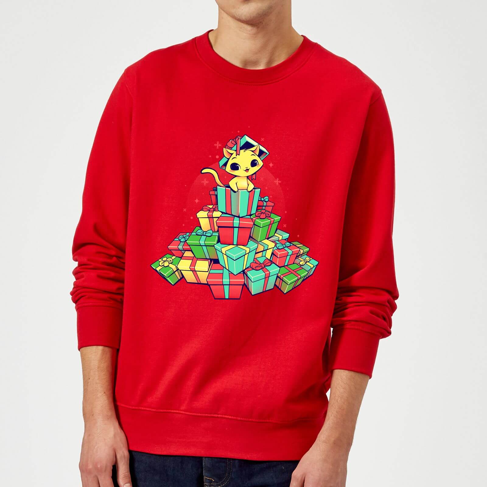 Tobias Fonseca Tons Of Xmas Gifts Sweatshirt - Red - M - Red