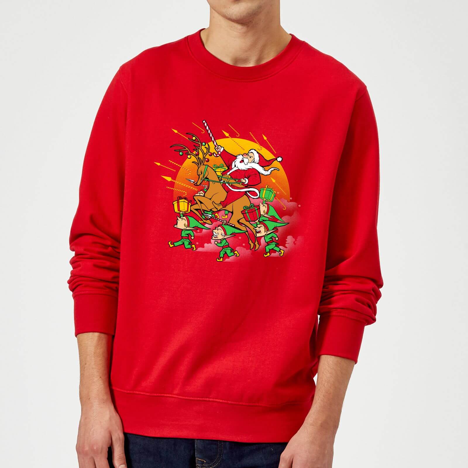 Tobias Fonseca Xmas War Sweatshirt - Red - M - Red