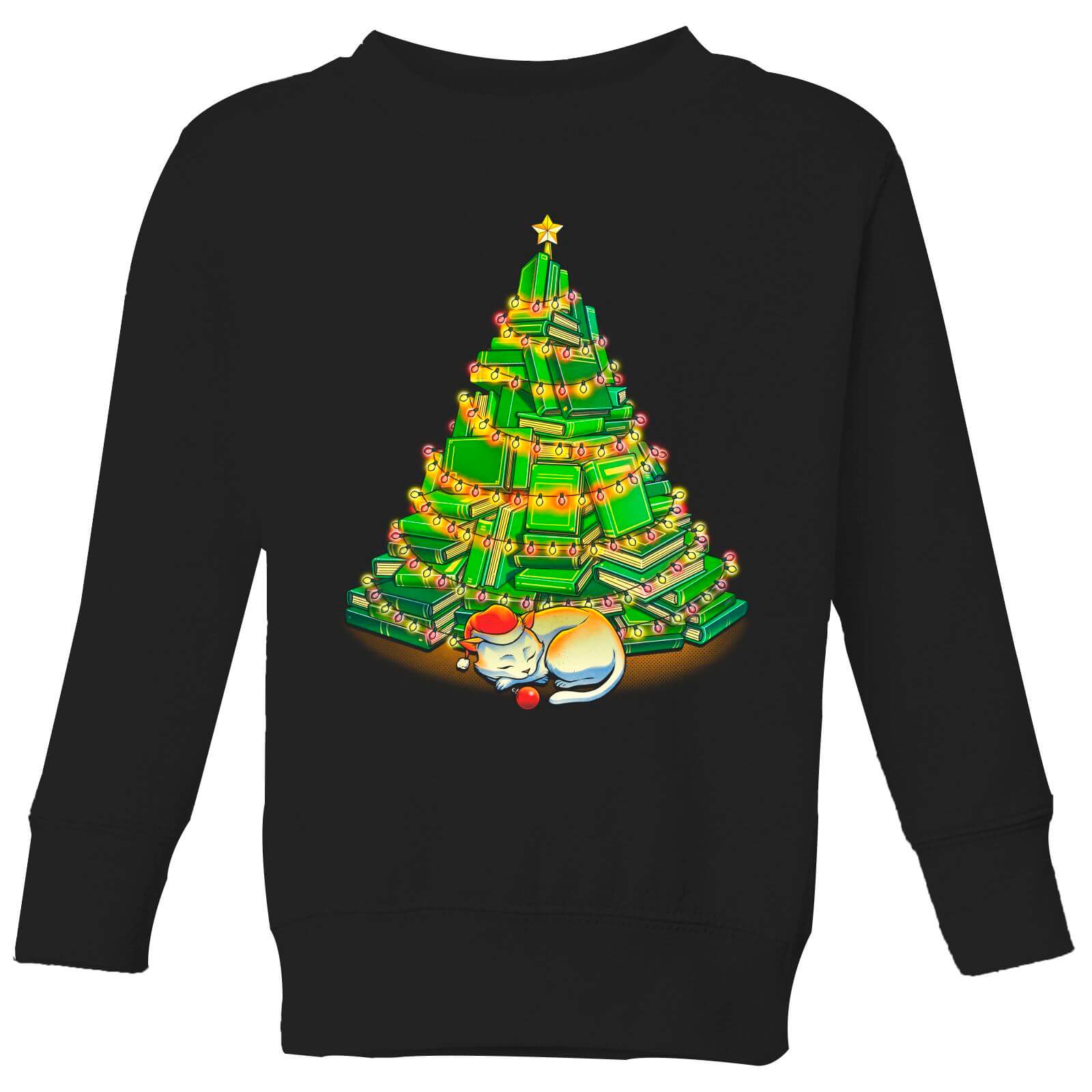 Tobias Fonseca My Favorite Xmas Tree Kids' Sweatshirt - Black - 3-4 Years - Black