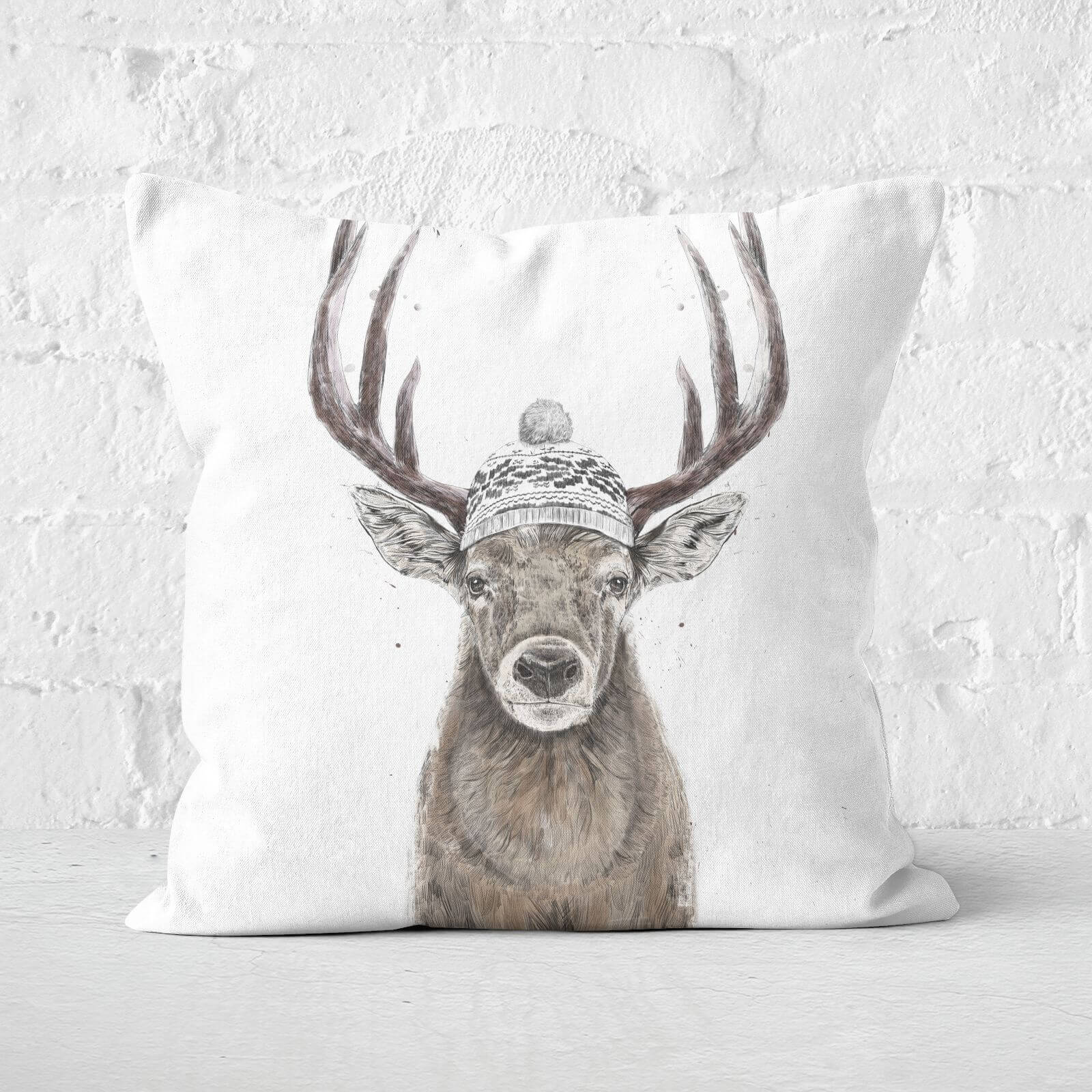 Lets Go Outside Square Cushion - 60x60cm - Soft Touch