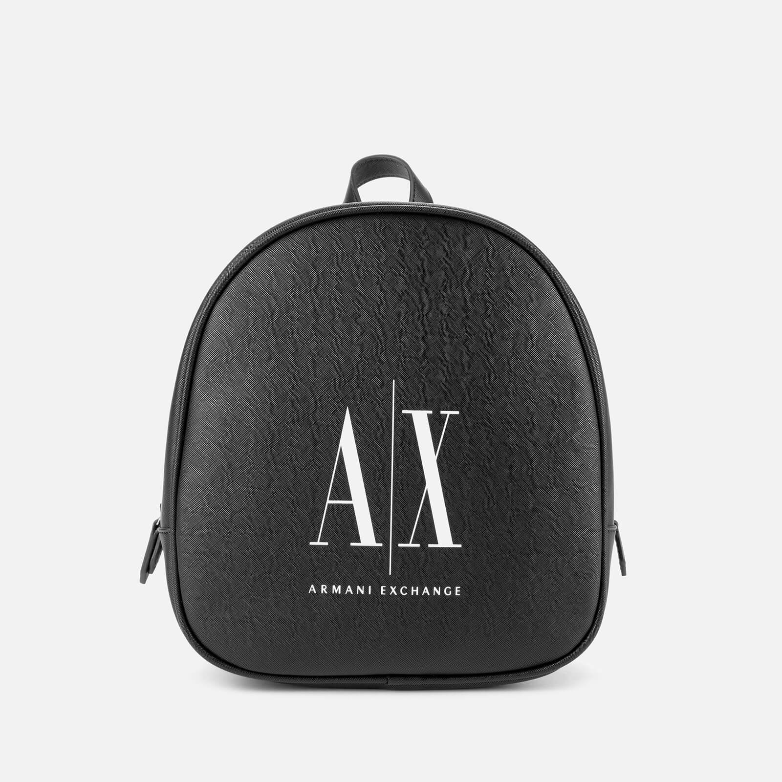 Armani Exchange Women's Icon Backpack - Black