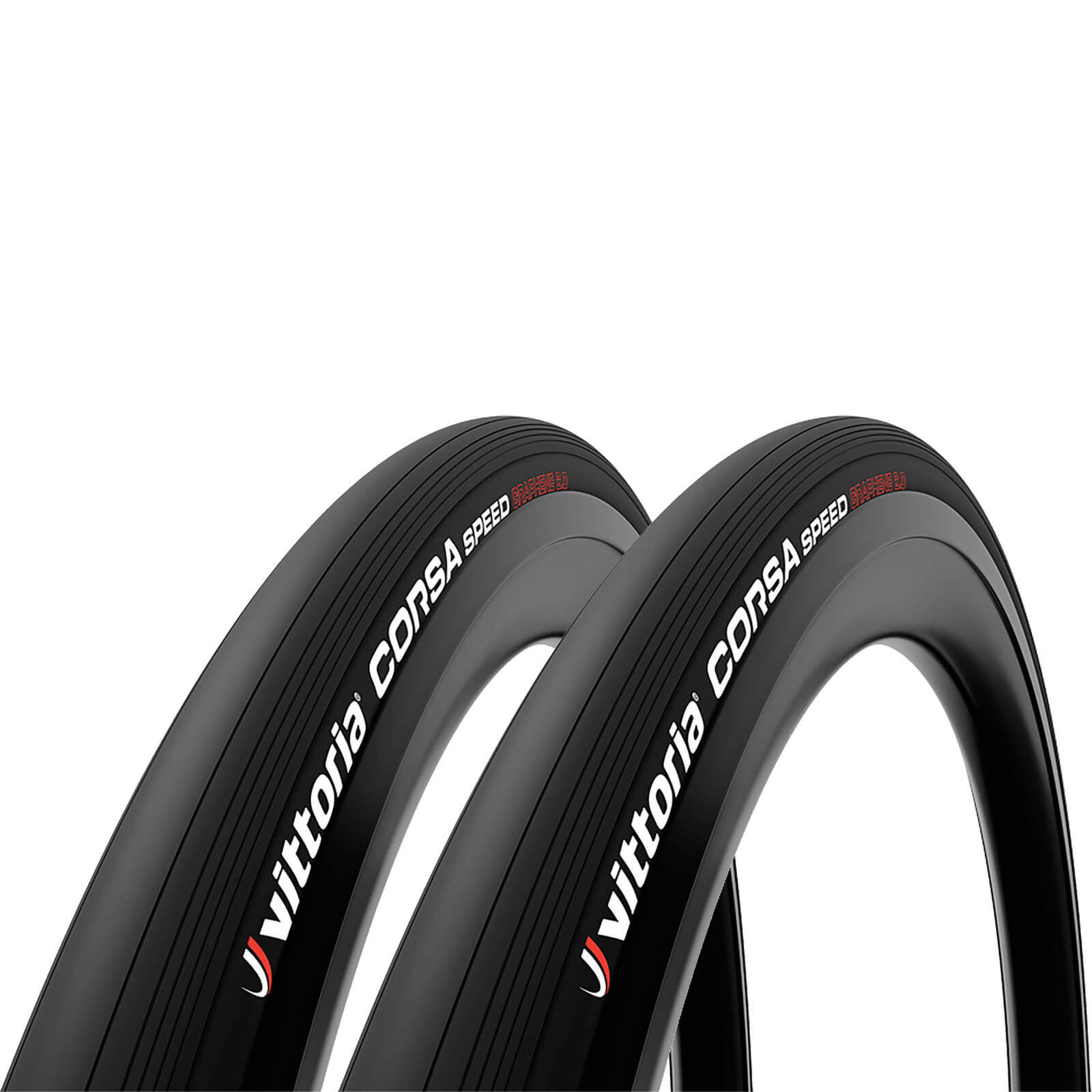 Vittoria Corsa Speed G2.0 Tubular Road Tyre Twin Pack - 700x23mm - Full Black