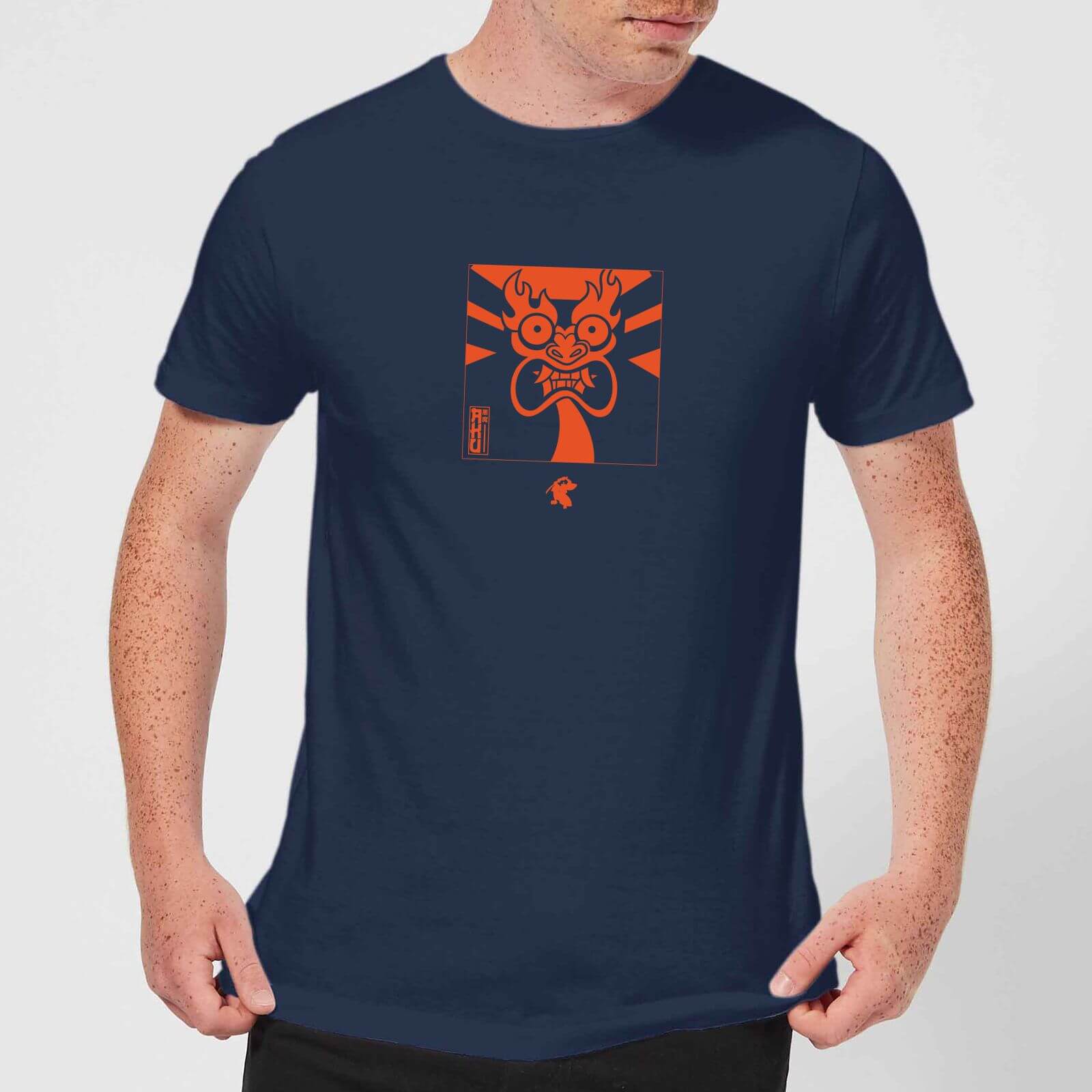 Samurai Jack Aku Kanji Men's T-Shirt - Navy - S