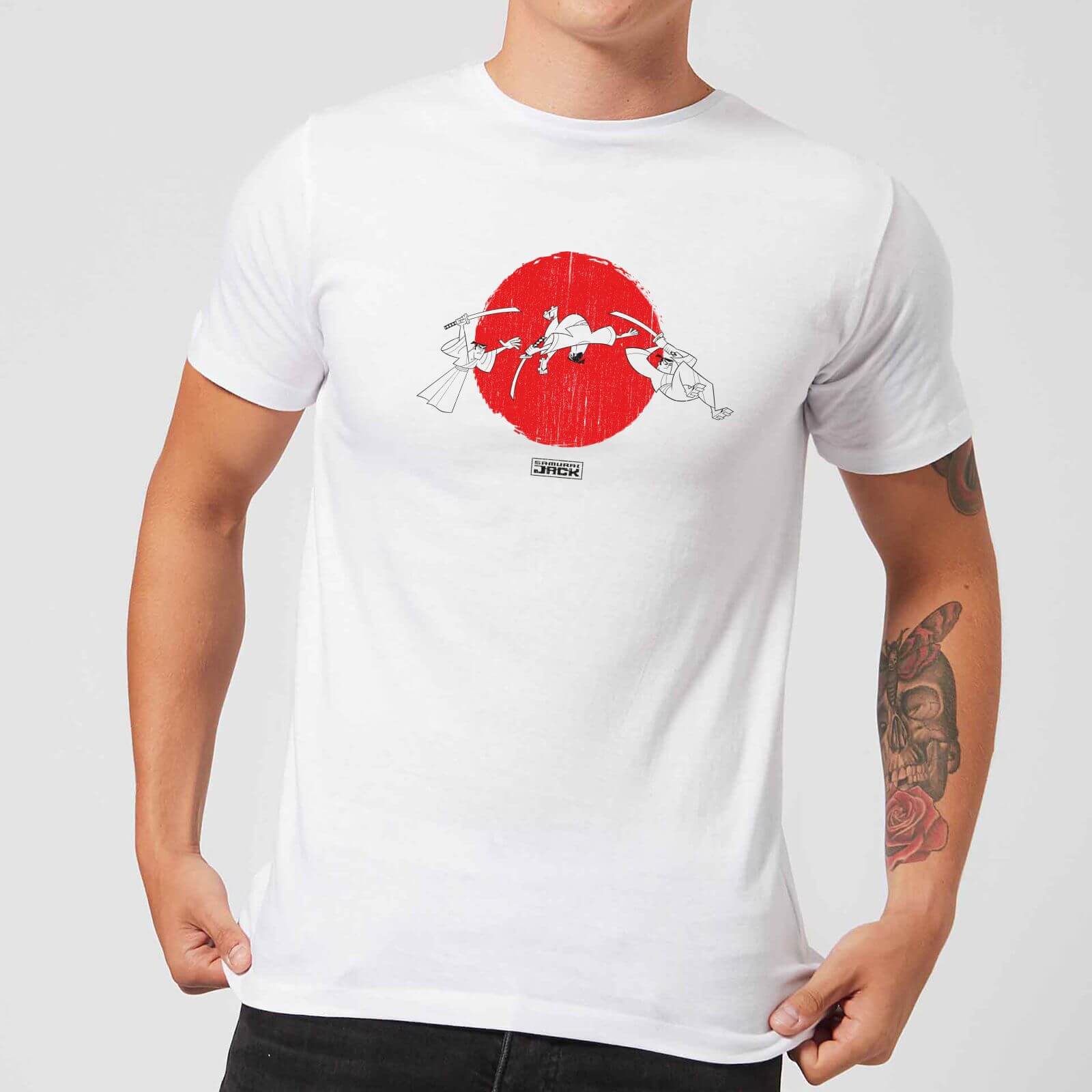 Samurai Jack Sunrise Men's T-Shirt - White - S